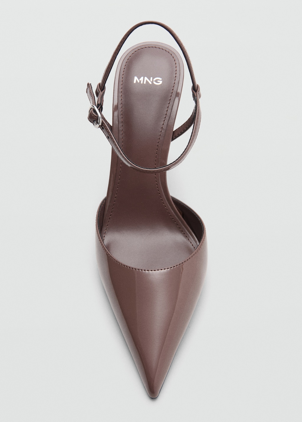 Mango Patent heeled shoes