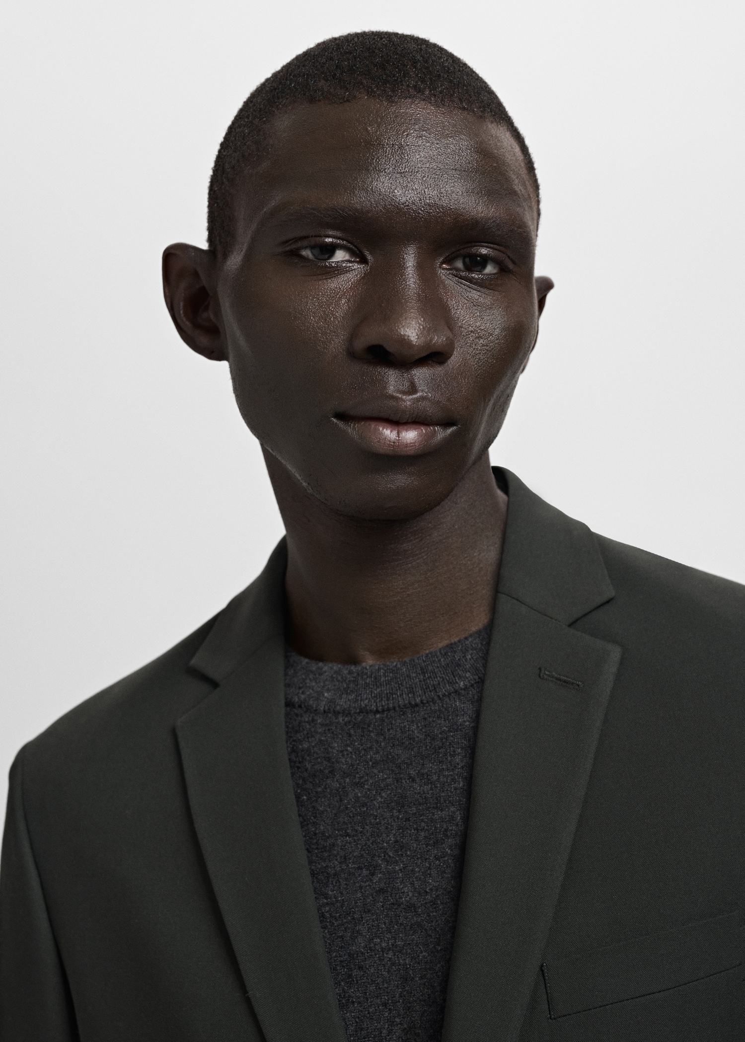 Super slim-fit blazer van stretchstof - Detail van het artikel 1