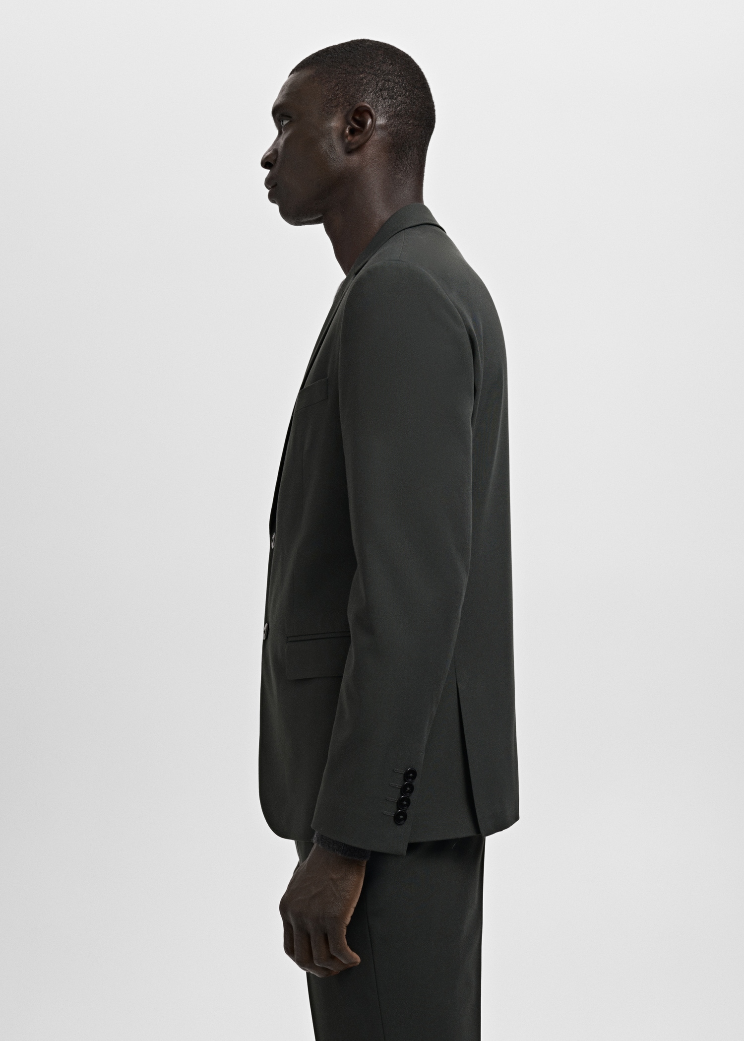 Super slim-fit blazer van stretchstof - Detail van het artikel 2