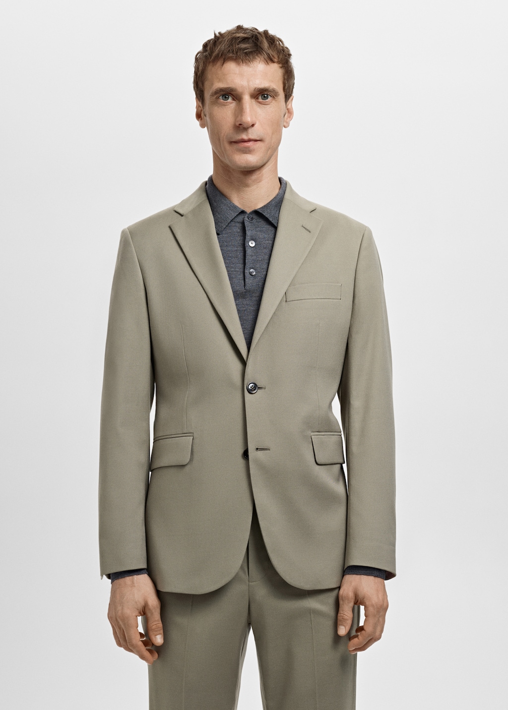 Milan slim-fit suit blazer