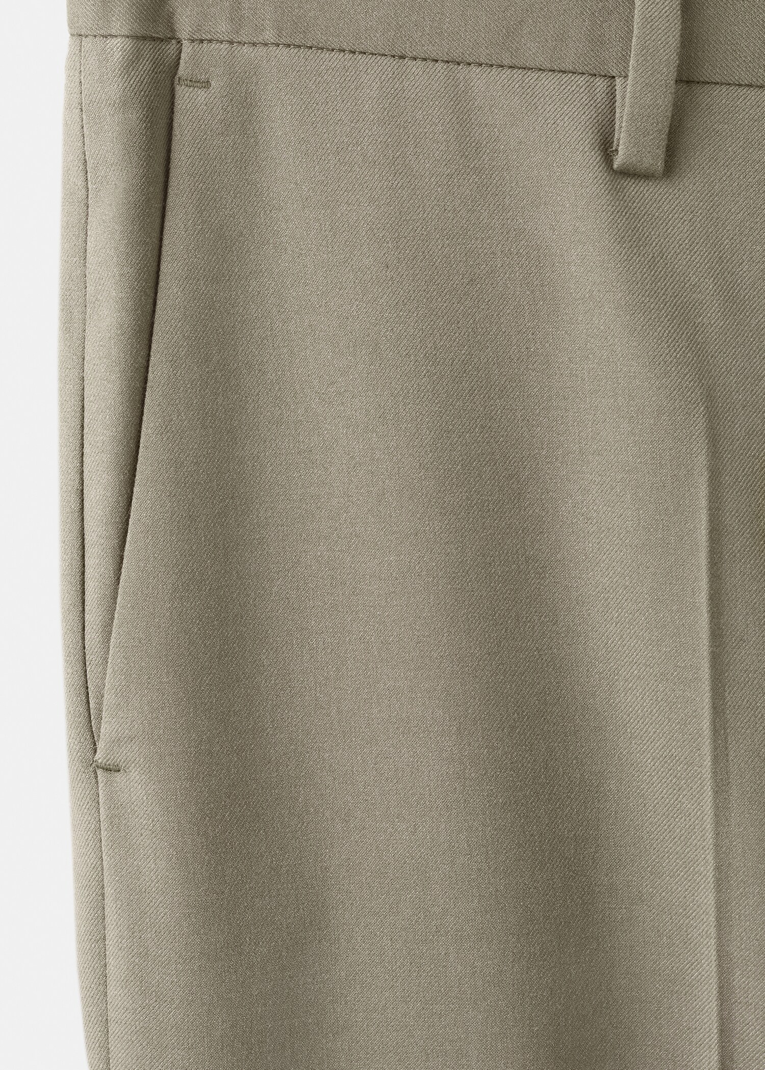 بنطلون بدلة بقصة ضيقة من ميلان - تفاصيل المنتج 0