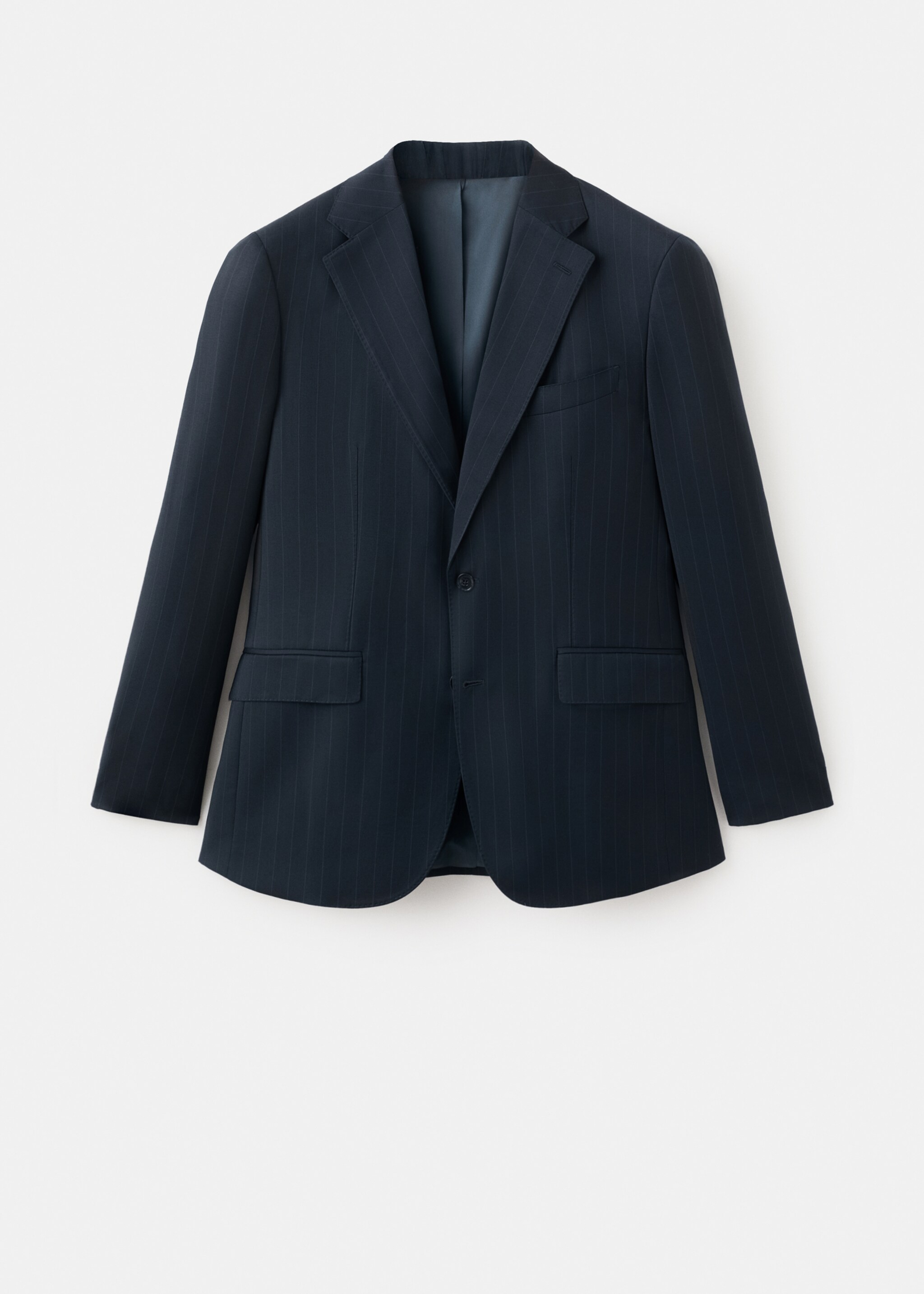 Venice 100% virgin wool suit jacket - Article without model, Navy. Ref: 27051227-00.