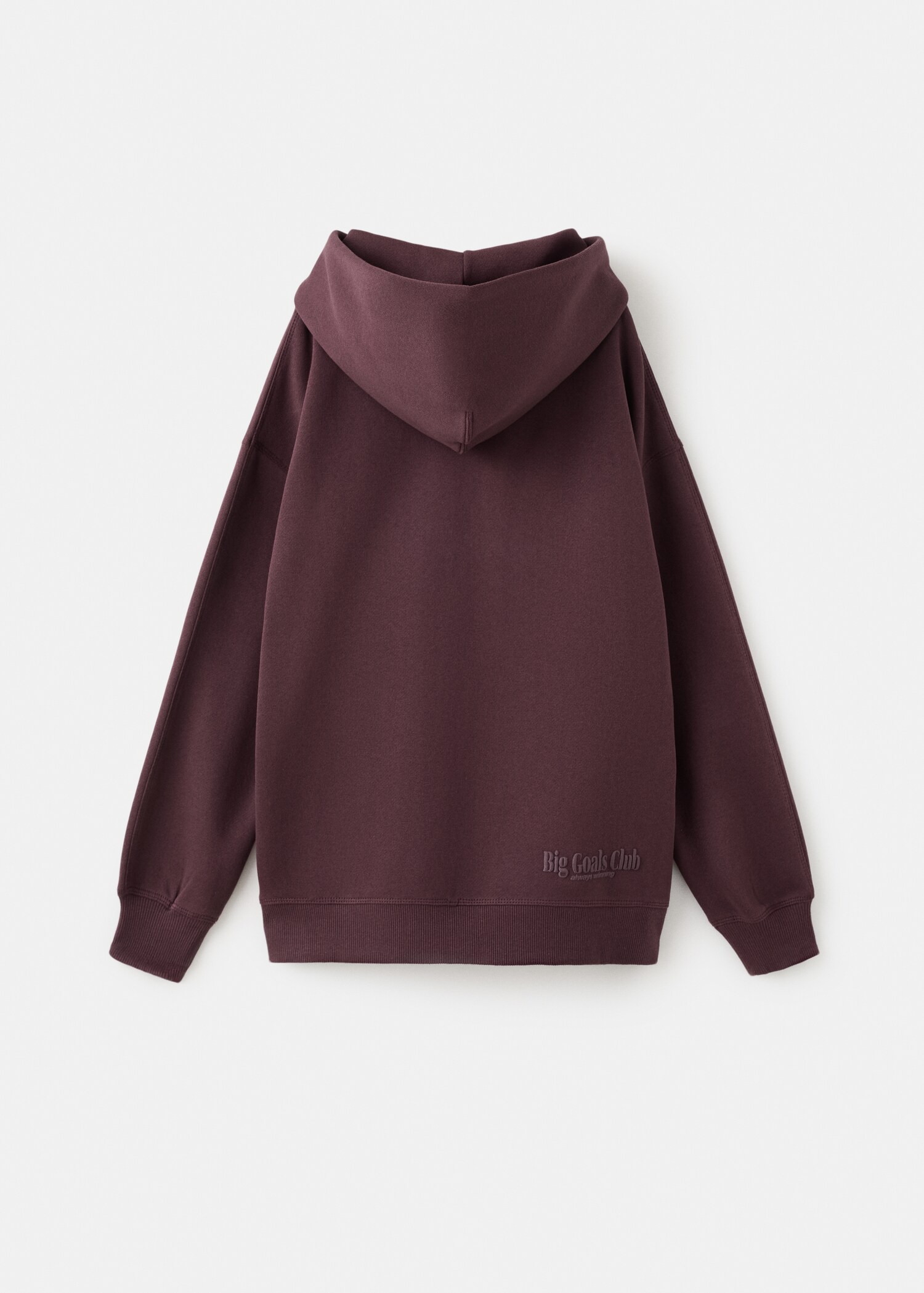 Sweat-shirt imprimé relief - Verso de l’article