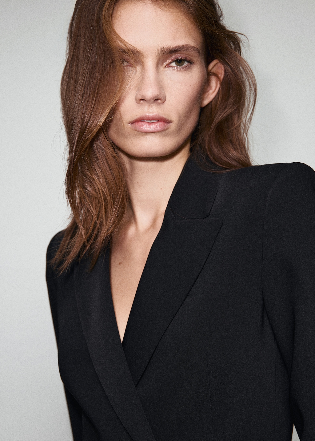 Double-breasted blazer-style dress