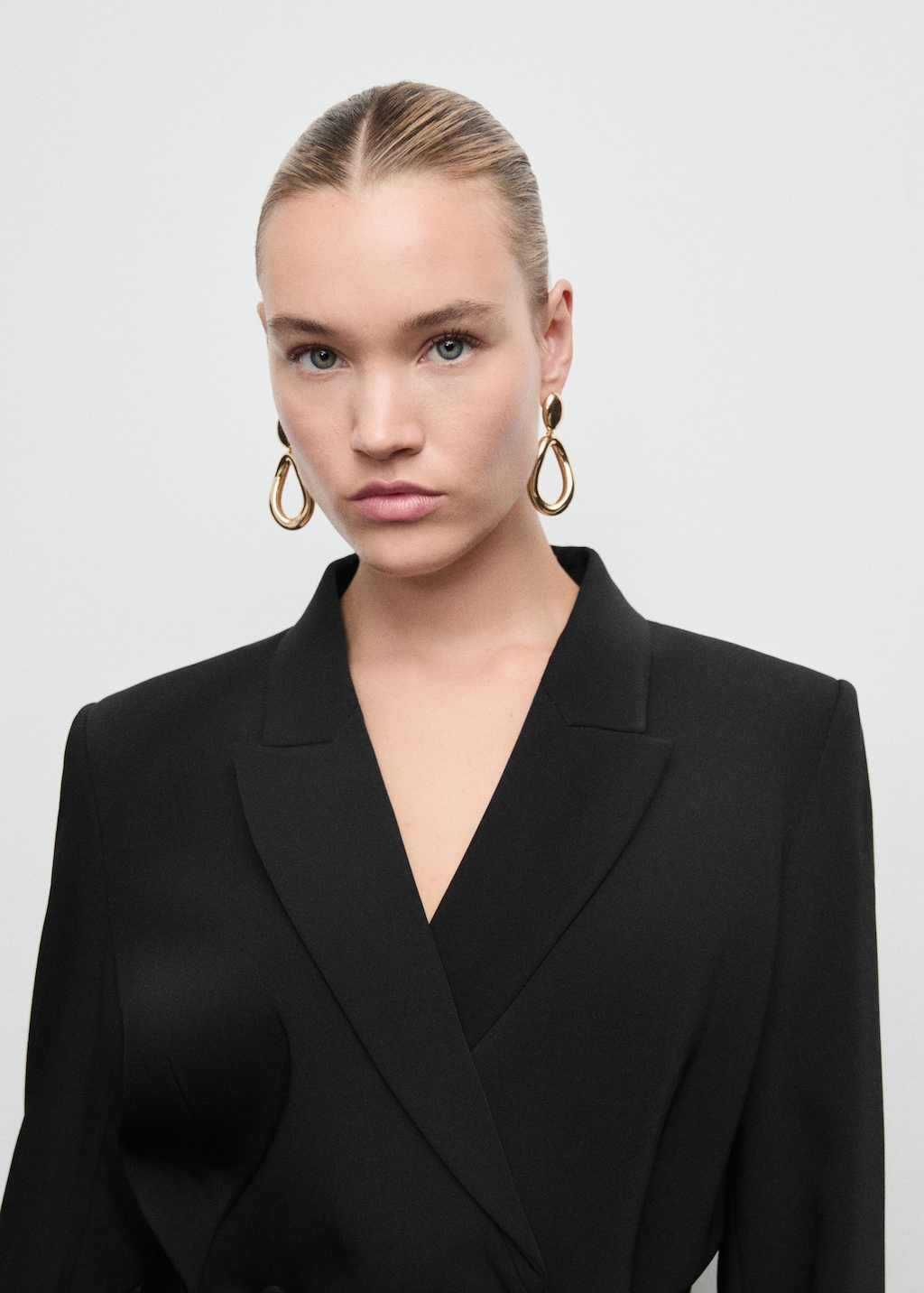 Double-breasted blazer-style dress