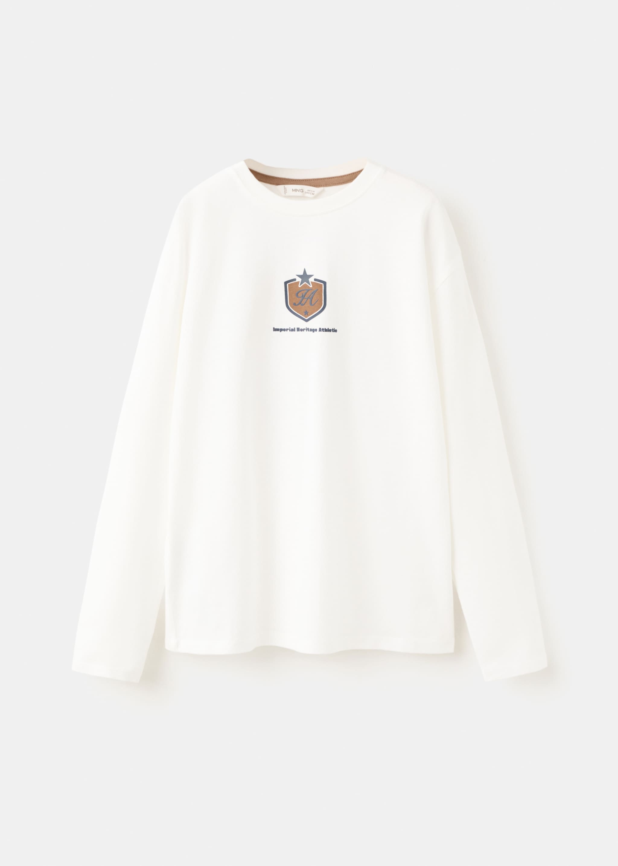 Printed cotton-blend T-shirt - Article without model, Off White. Ref: 27051232-00.