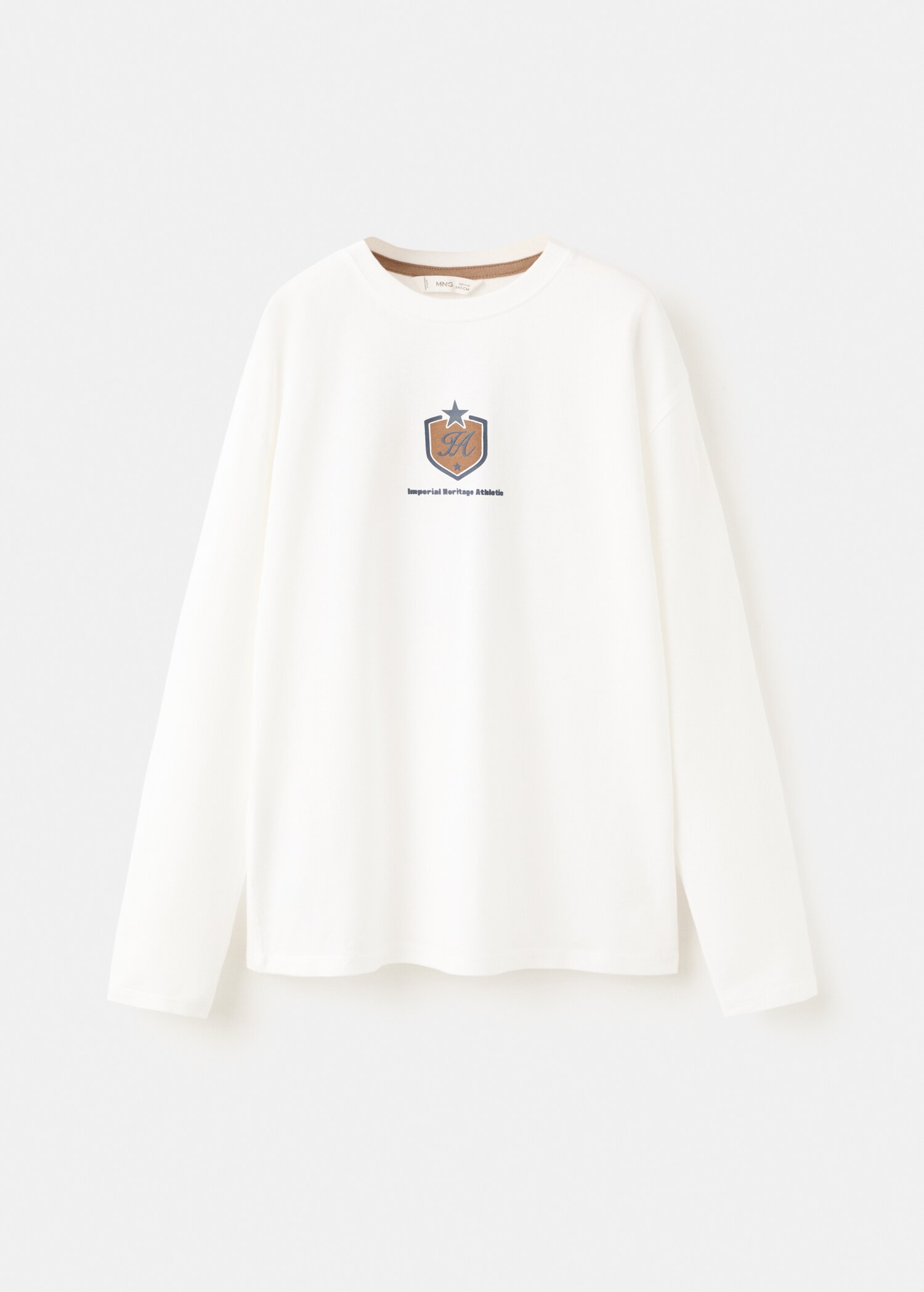 Printed cotton-blend T-shirt - Article without model