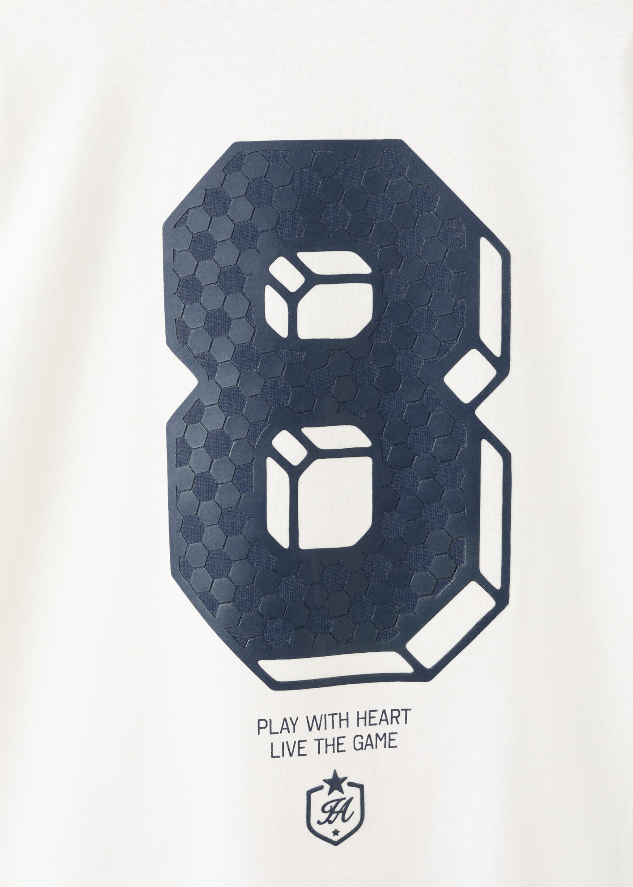 Printed cotton-blend T-shirt - Details of the article 0, Off White. Ref: 27051232-00.