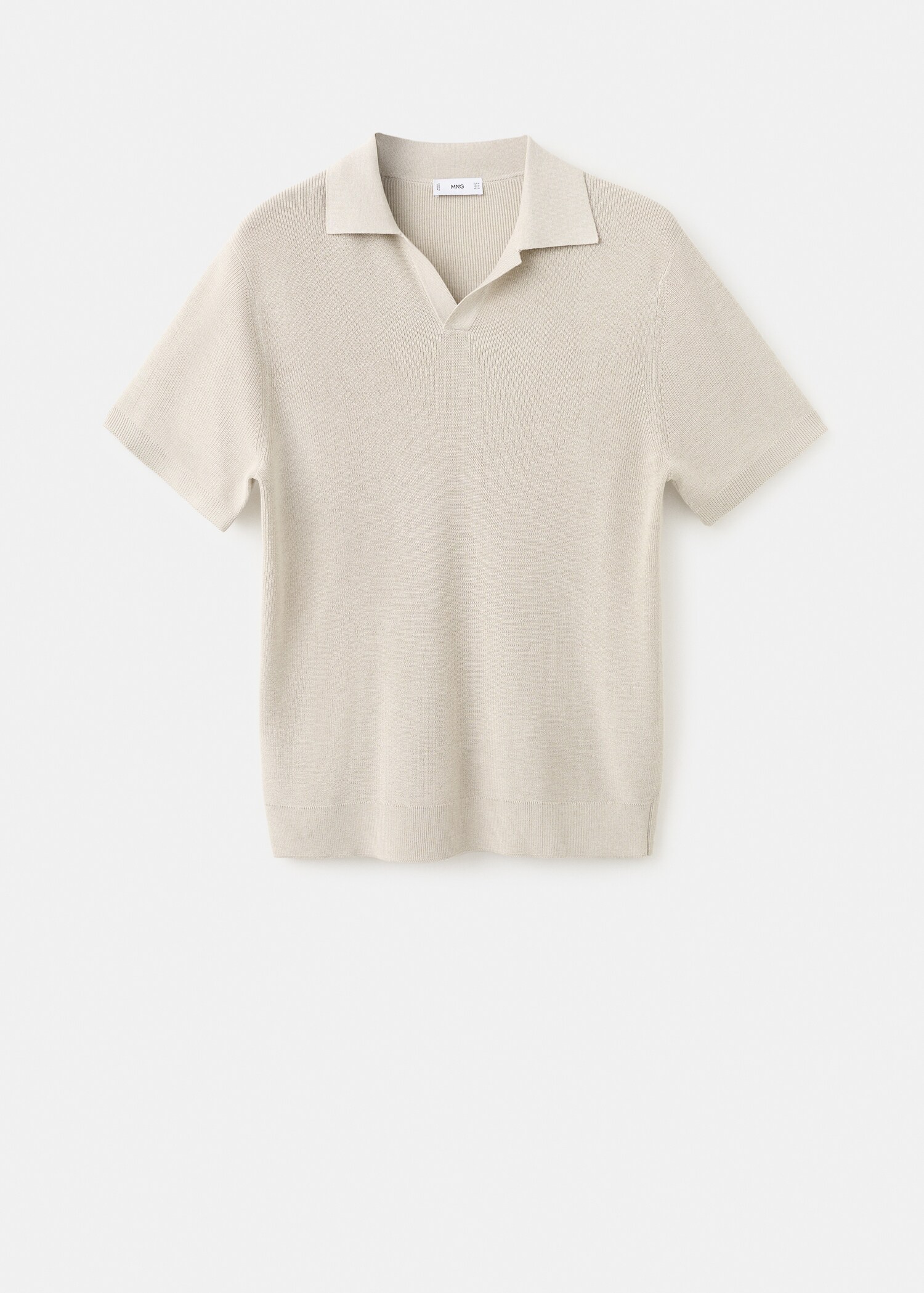 Polo maille coton structuré - Article sans modèle