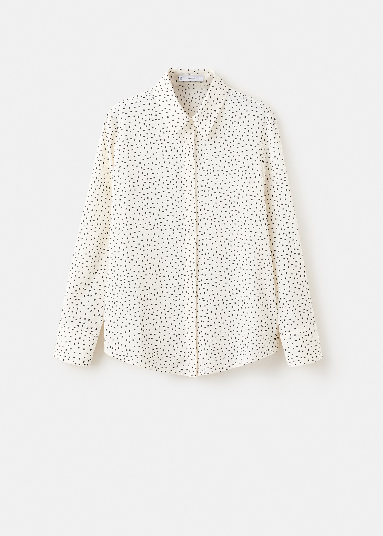 Rechte blouse met animal print - Artikel zonder model