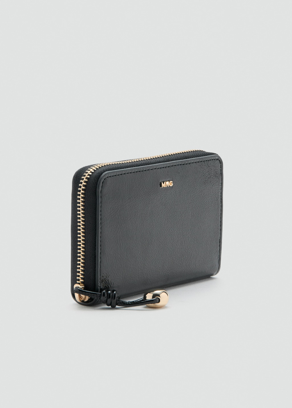 Medium wallet with mini-bead embellishment