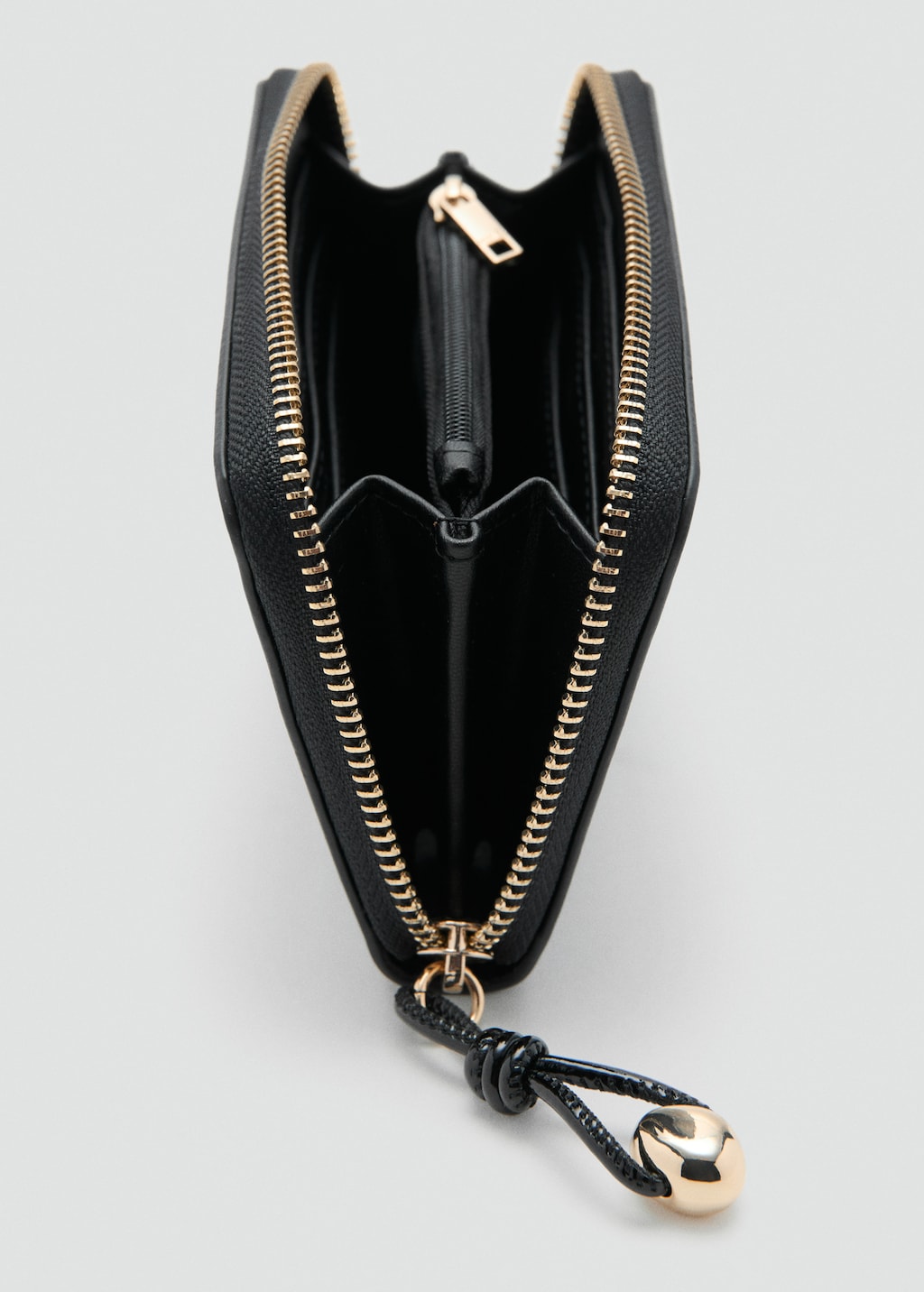 Medium wallet with mini-bead embellishment