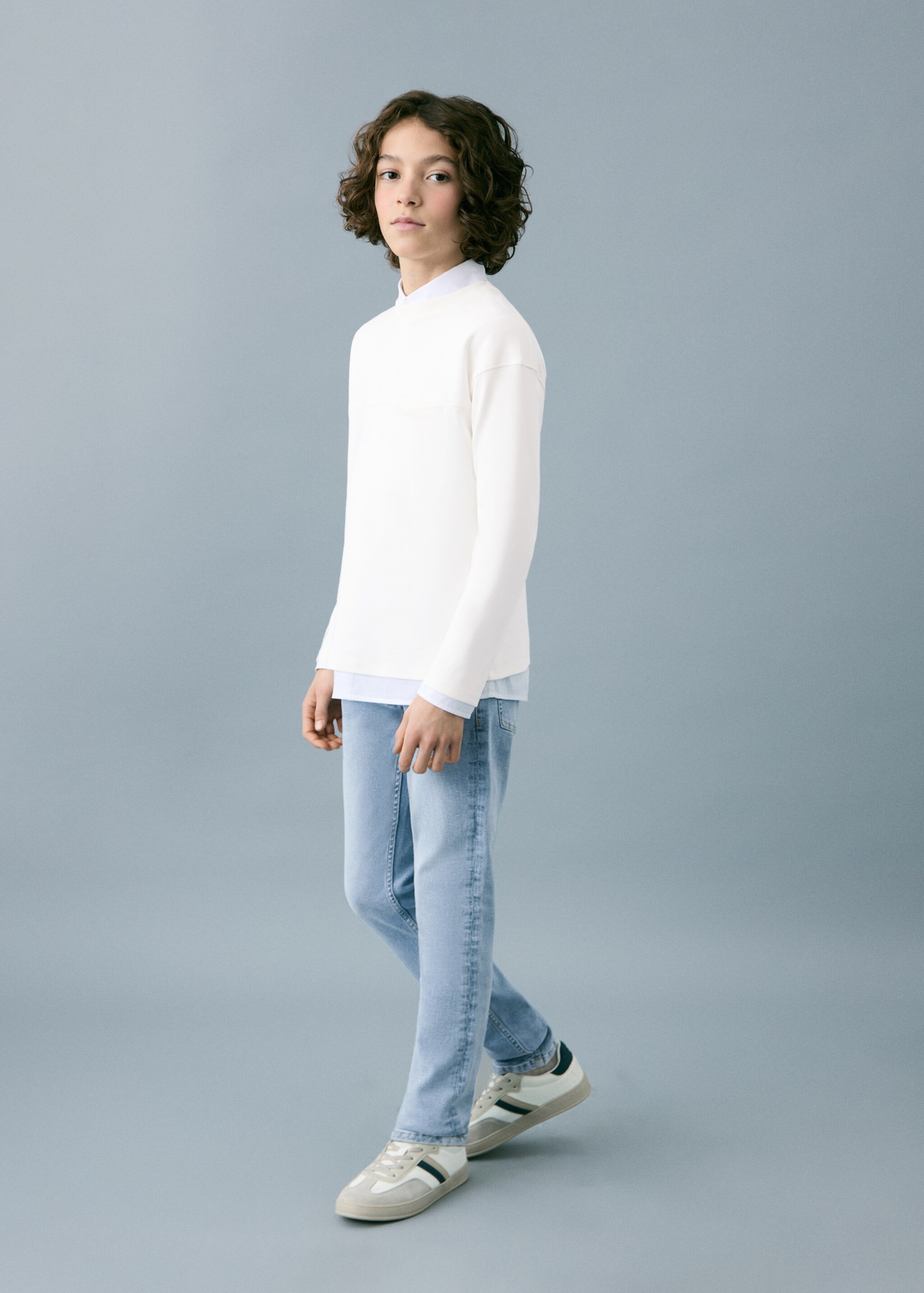 Skinny jeans - Medium plane, Light Blue. Ref: 27051238-00.