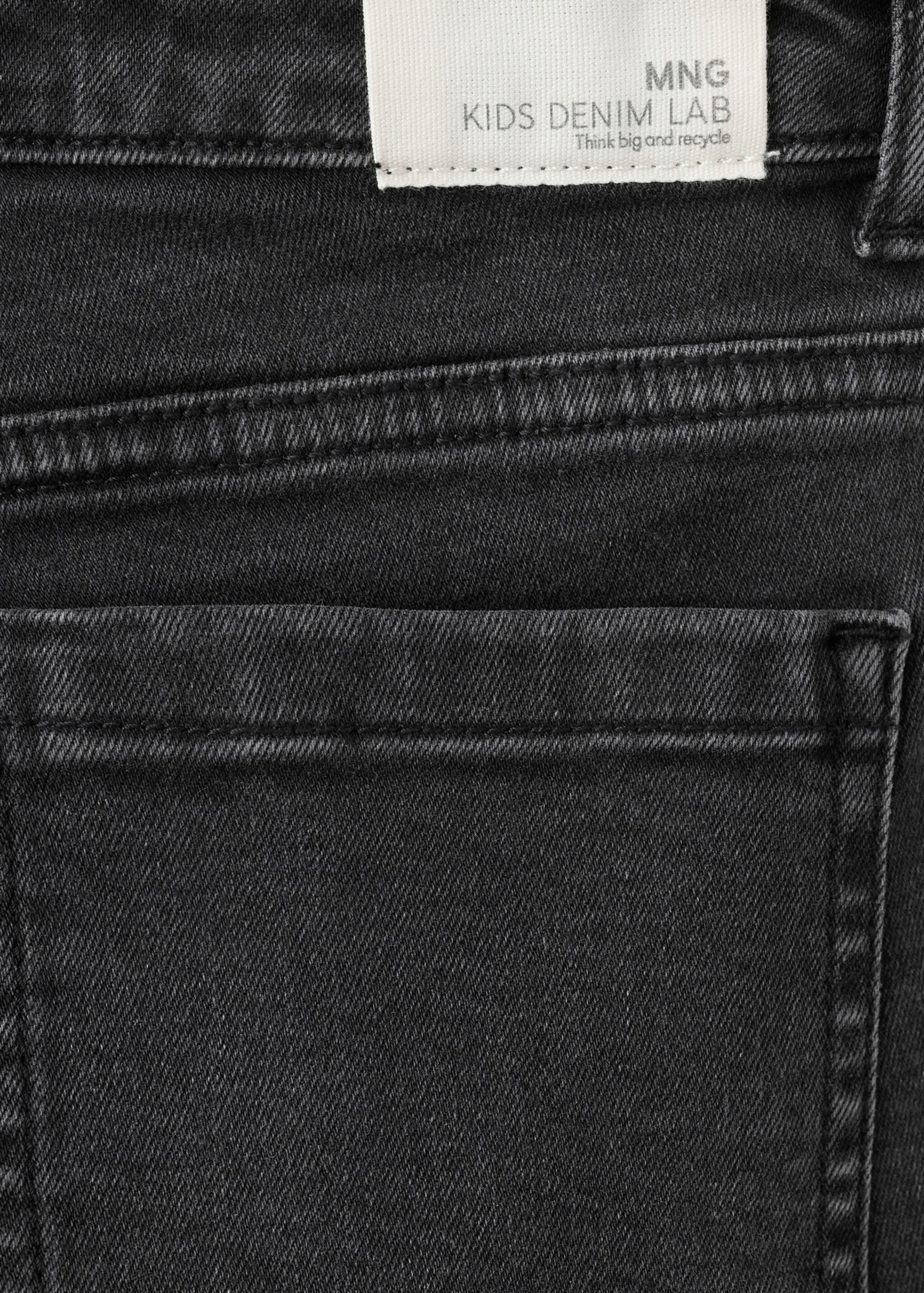 Skinny jeans - Details of the article 0, Black denim. Ref: 27051238-00.