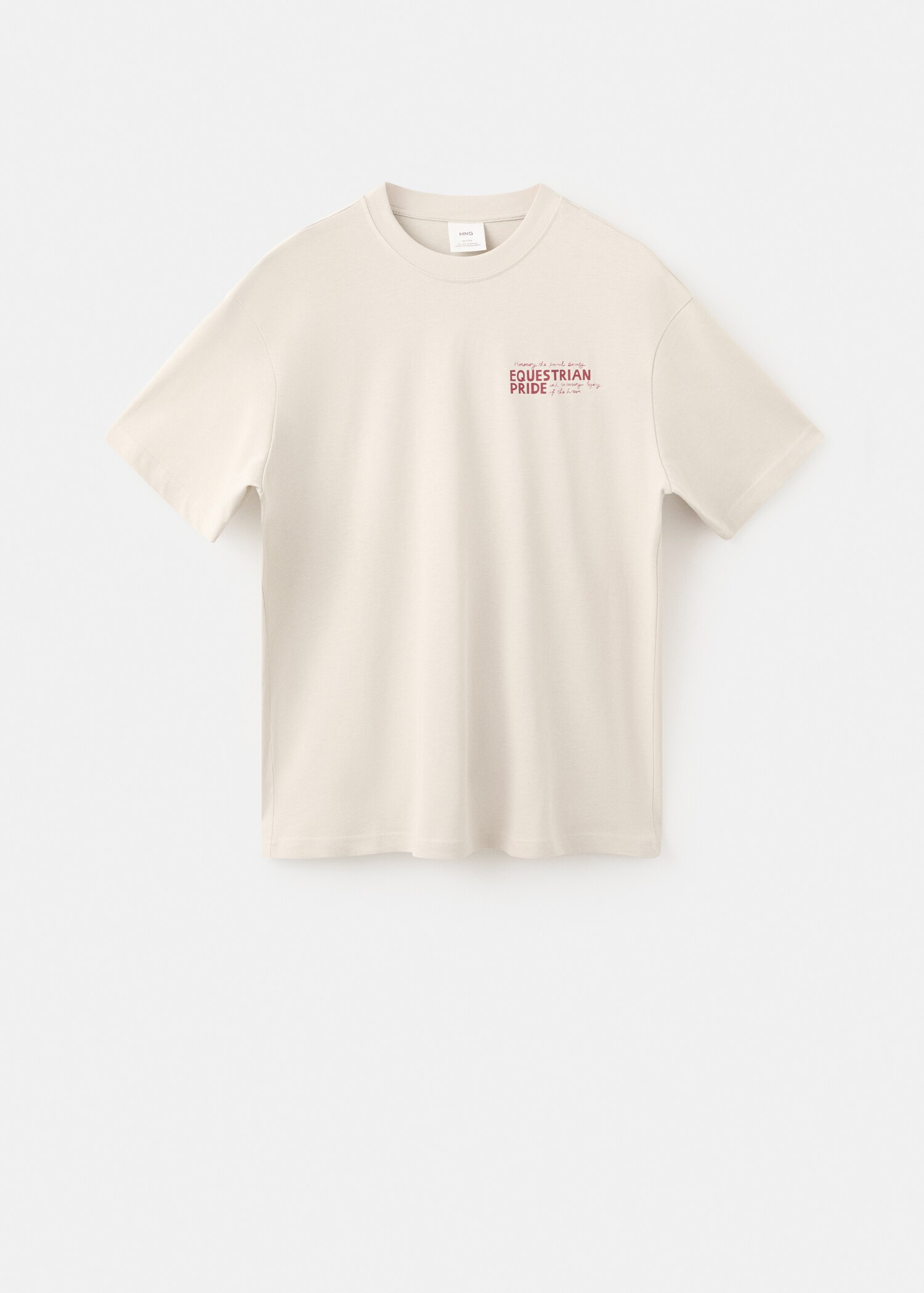 Camiseta relaxed fit estampado - Artículo sin modelo