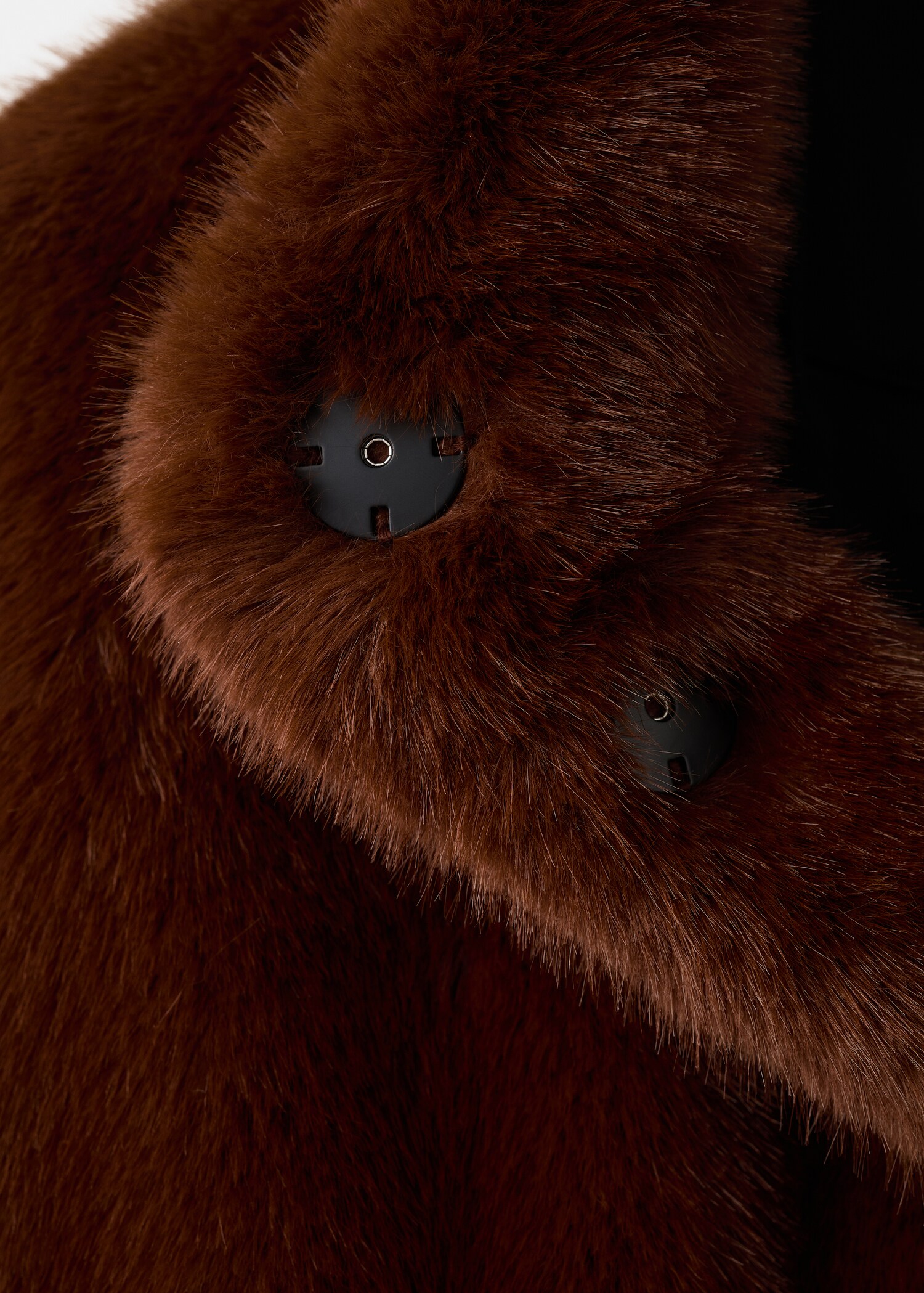 Faux-fur jacket with pockets - Details of the article 8