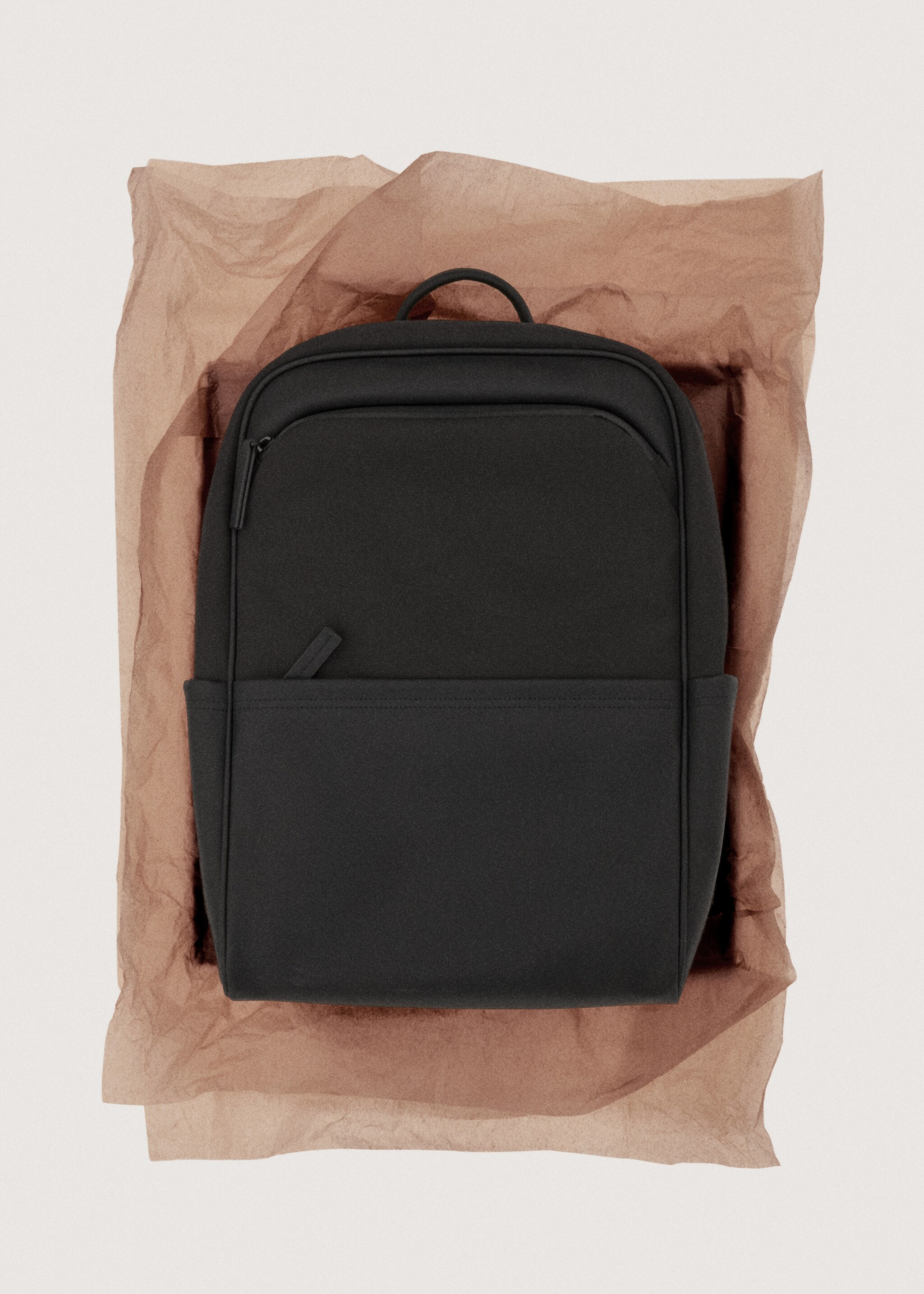 Multi-functional backpack with pockets - Details of the article 9, Black. Ref: 27051244-00.