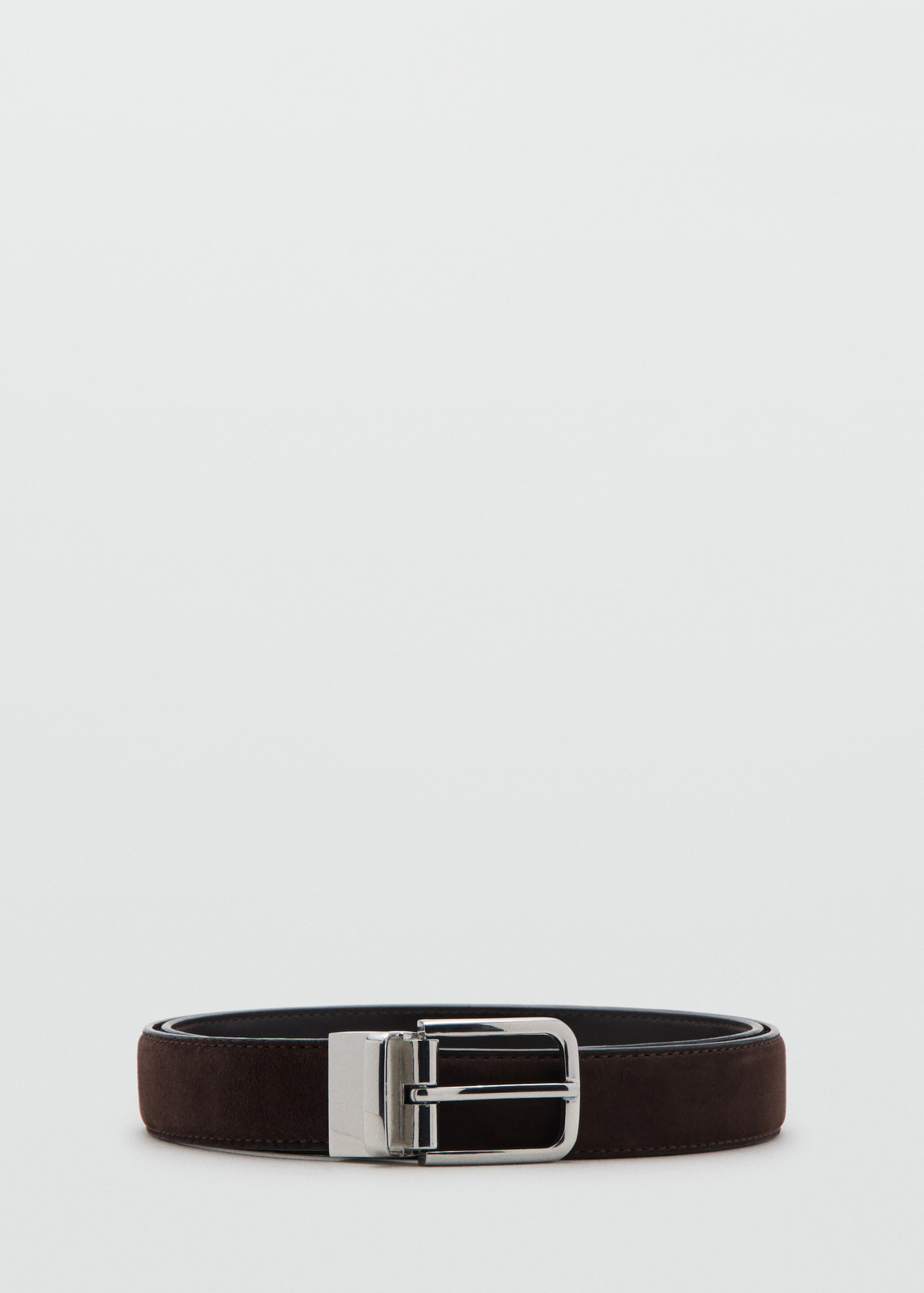 Reversible nappa leather belt - Article without model, Brown. Ref: 27051245-00.