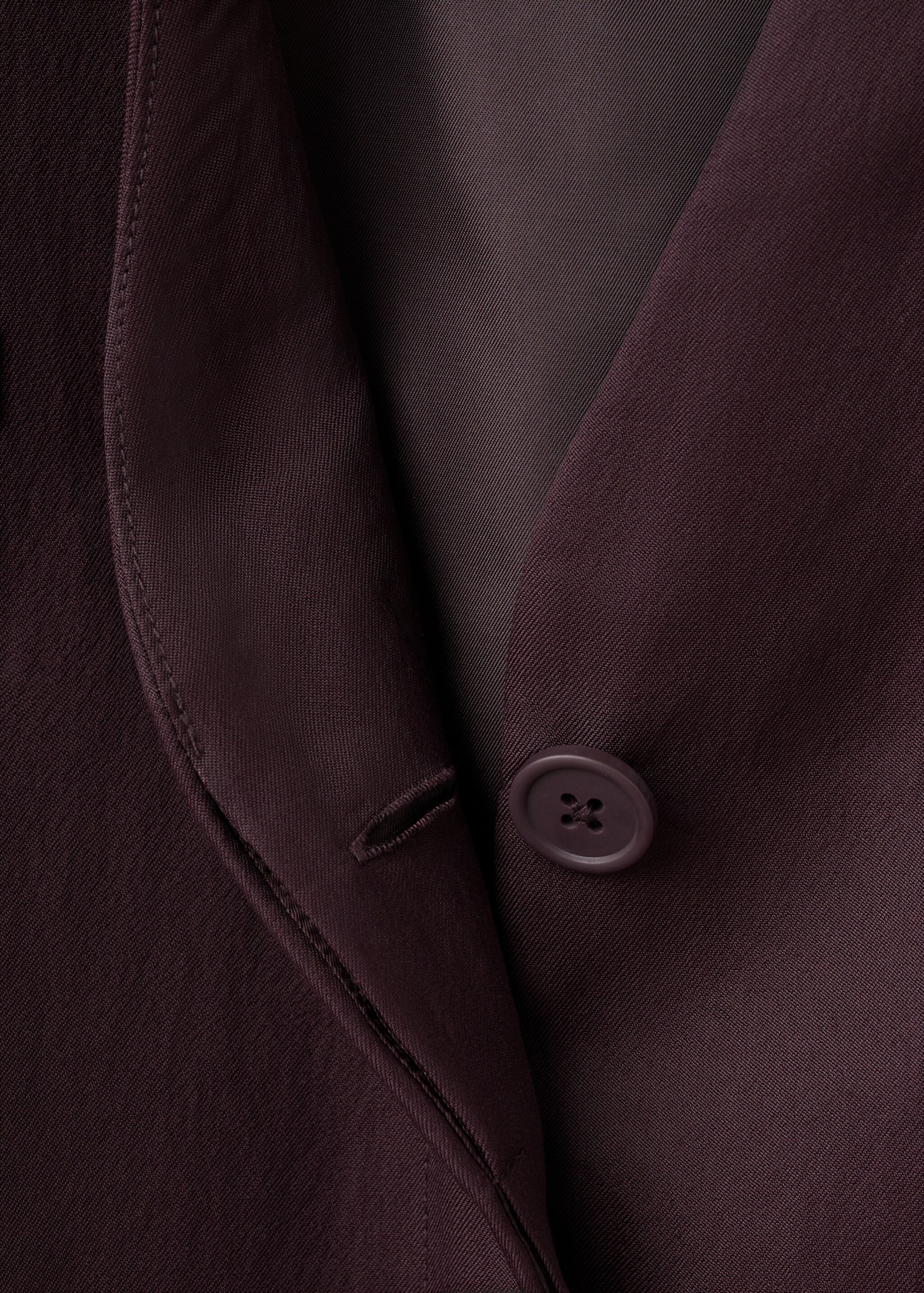 Lyocell dress with belt - Details of the article 0, Burgundy. Ref: 27051247-00.