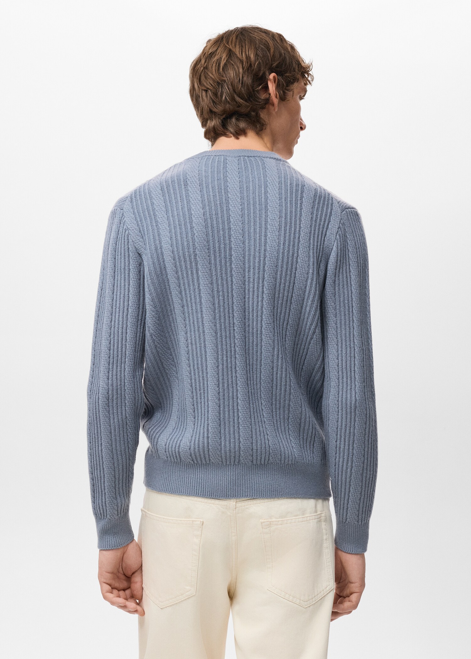 Pull-over maille structure - Verso de l’article