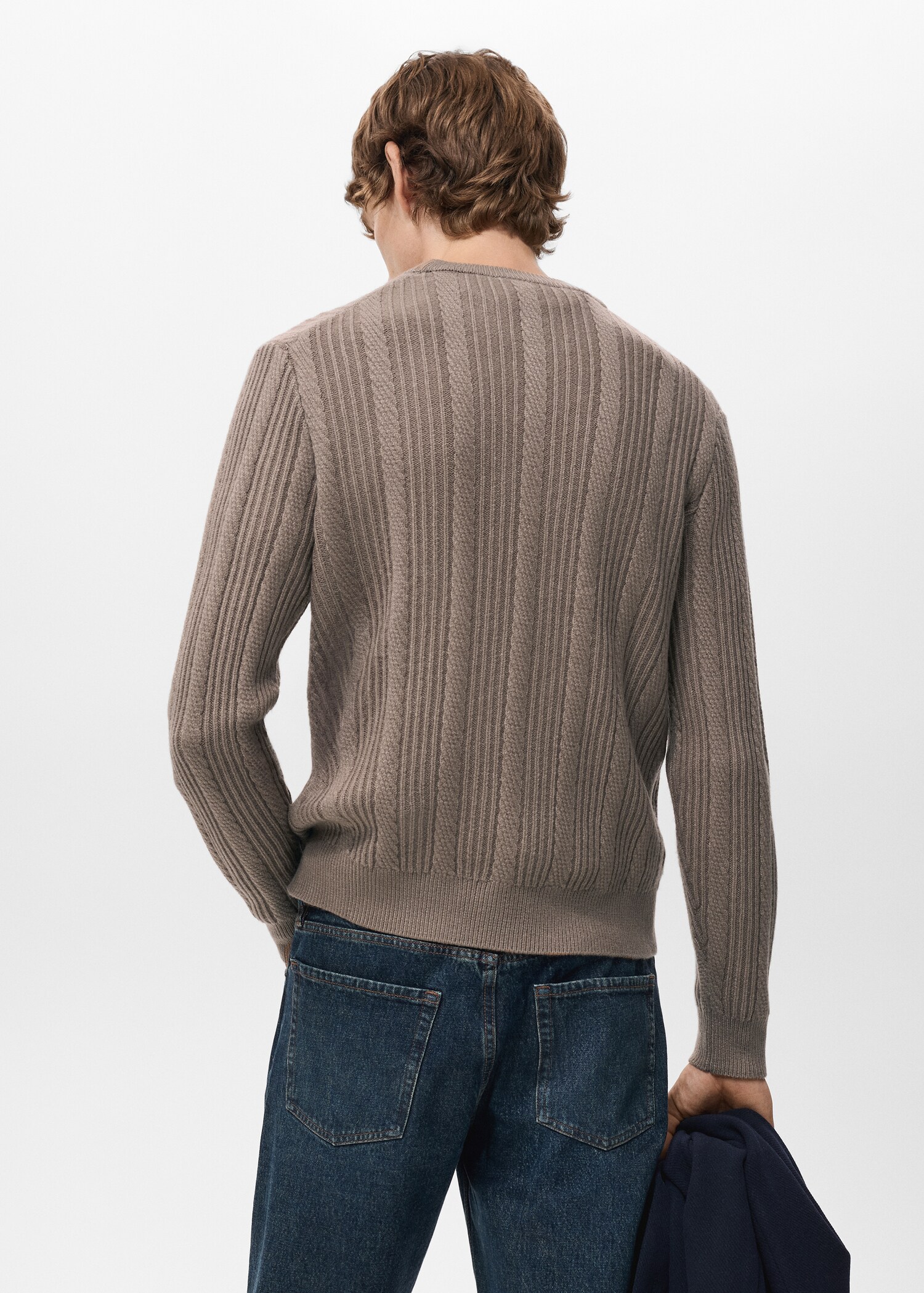 Pull-over maille structure - Verso de l’article