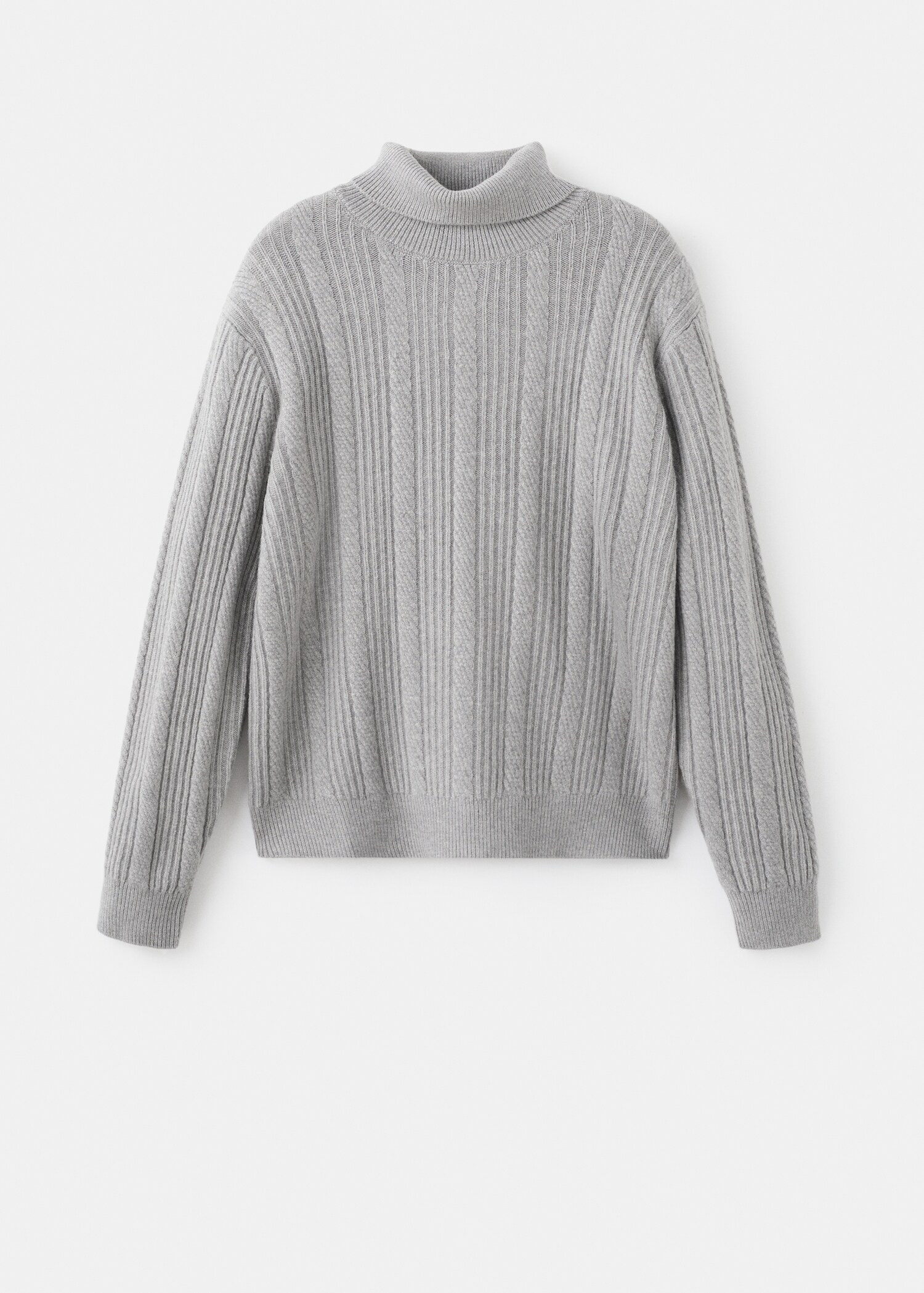 Structured turtleneck sweater - Article without model