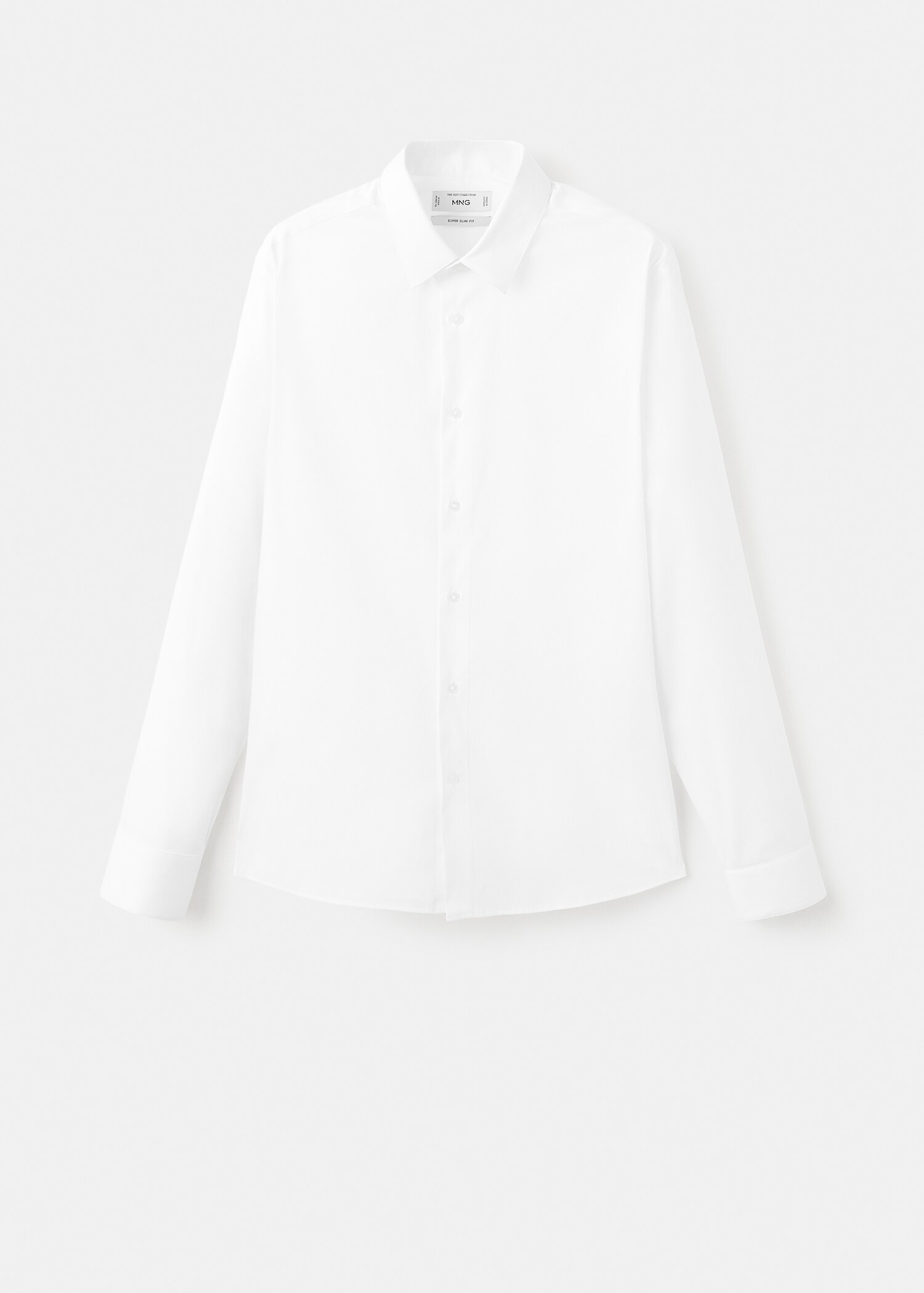 Slim fit cotton suit shirt - Article without model