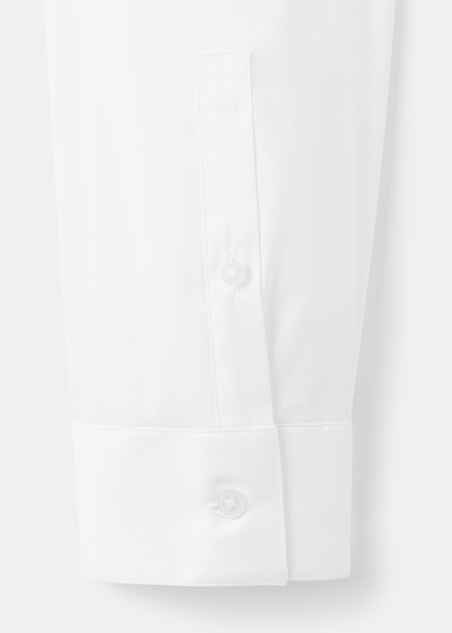 Slim fit cotton suit shirt - Details of the article 0