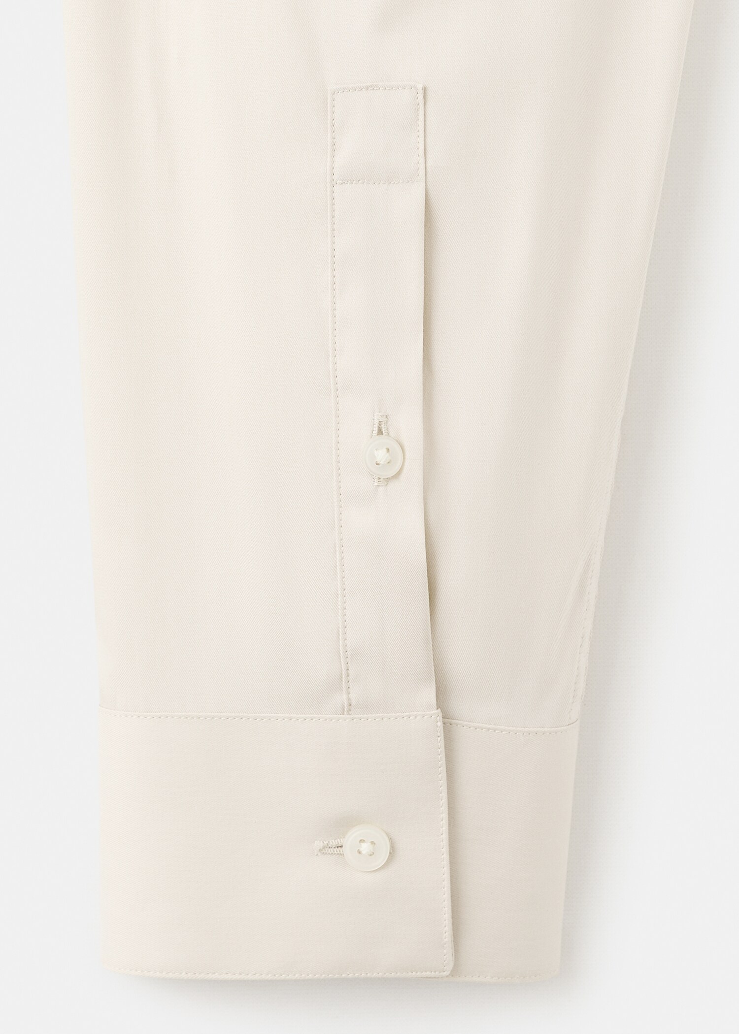 Slim fit cotton suit shirt - Details of the article 0