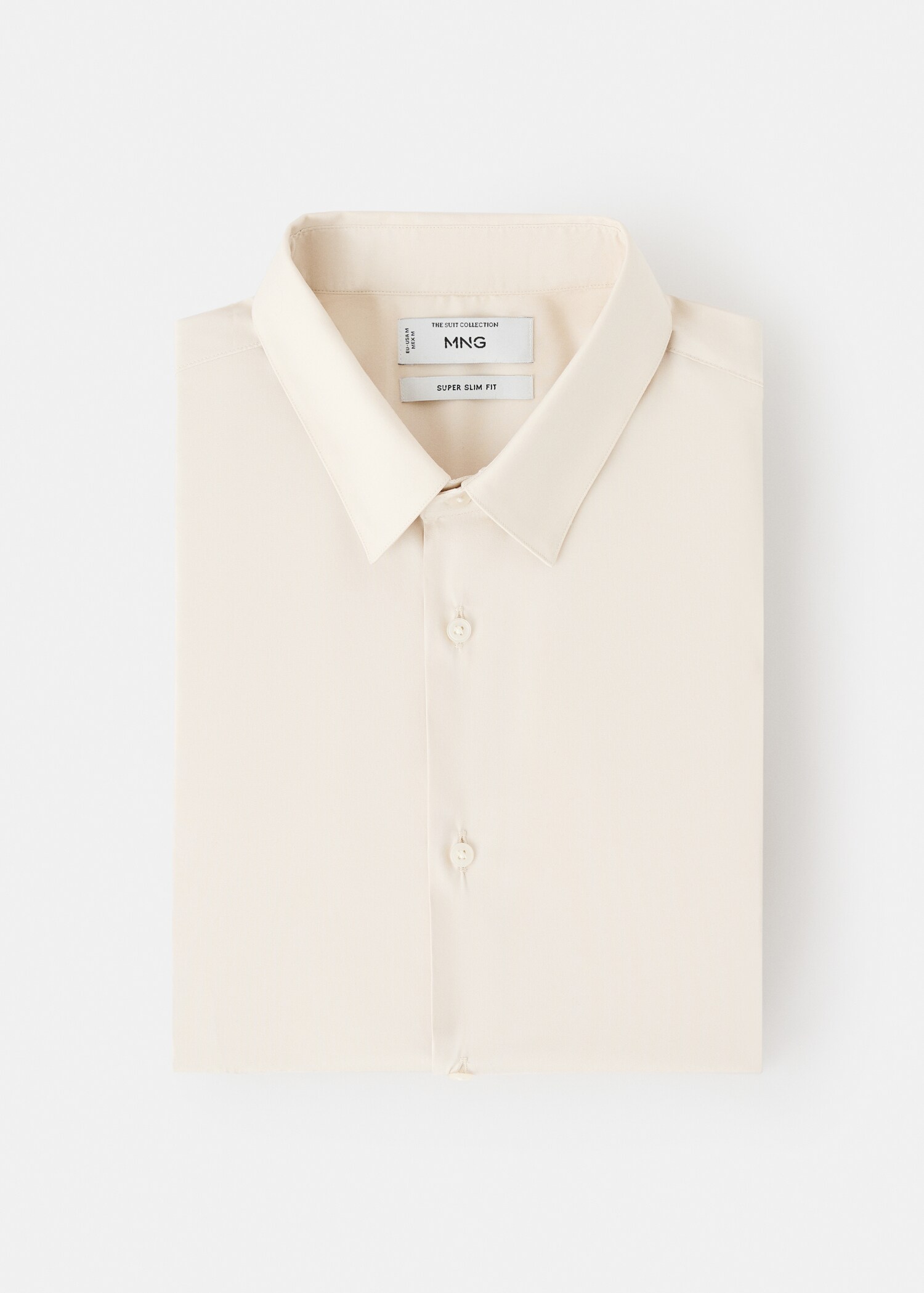 Slim fit cotton suit shirt - Details of the article 9