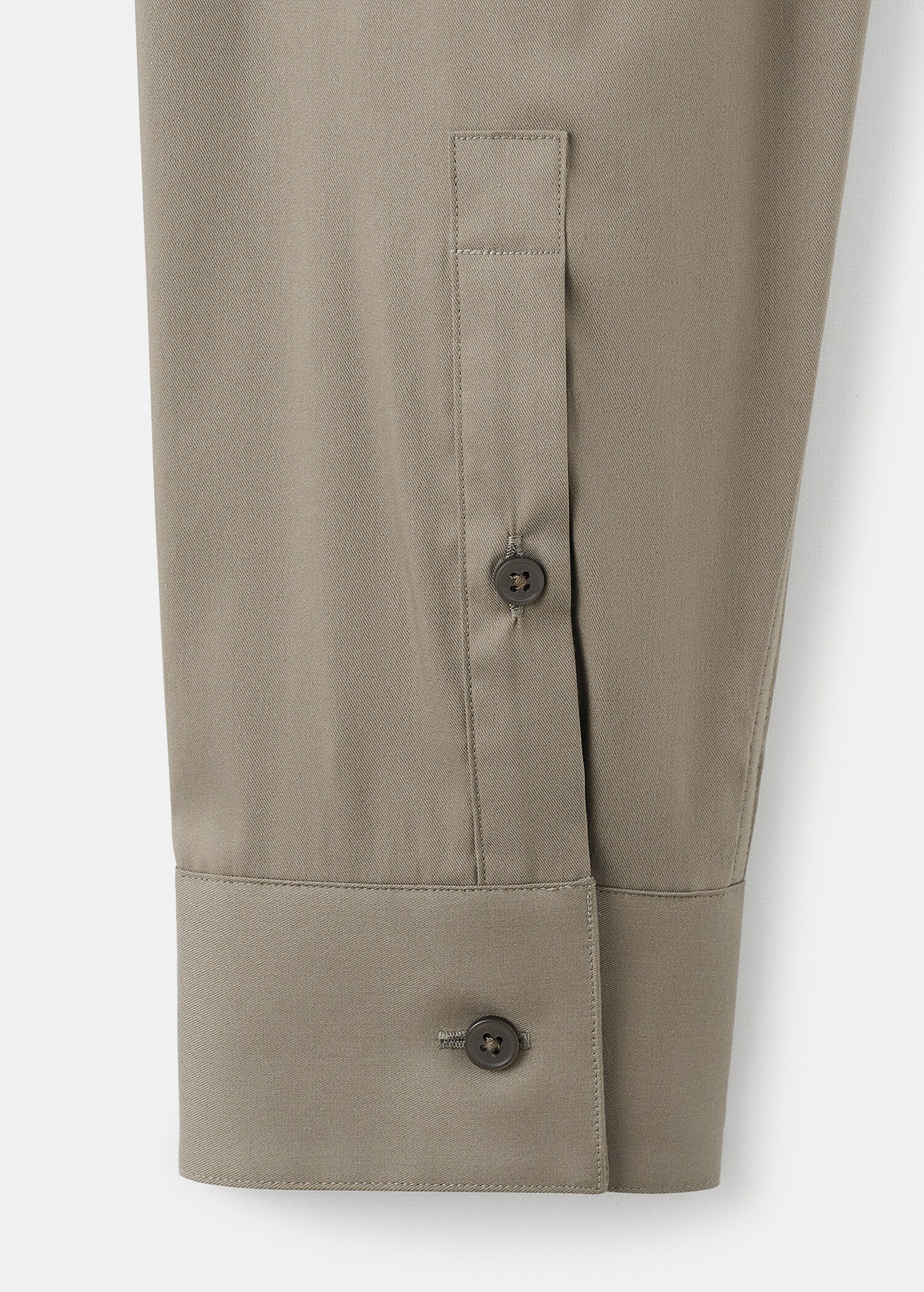 Slim fit cotton suit shirt - Details of the article 0