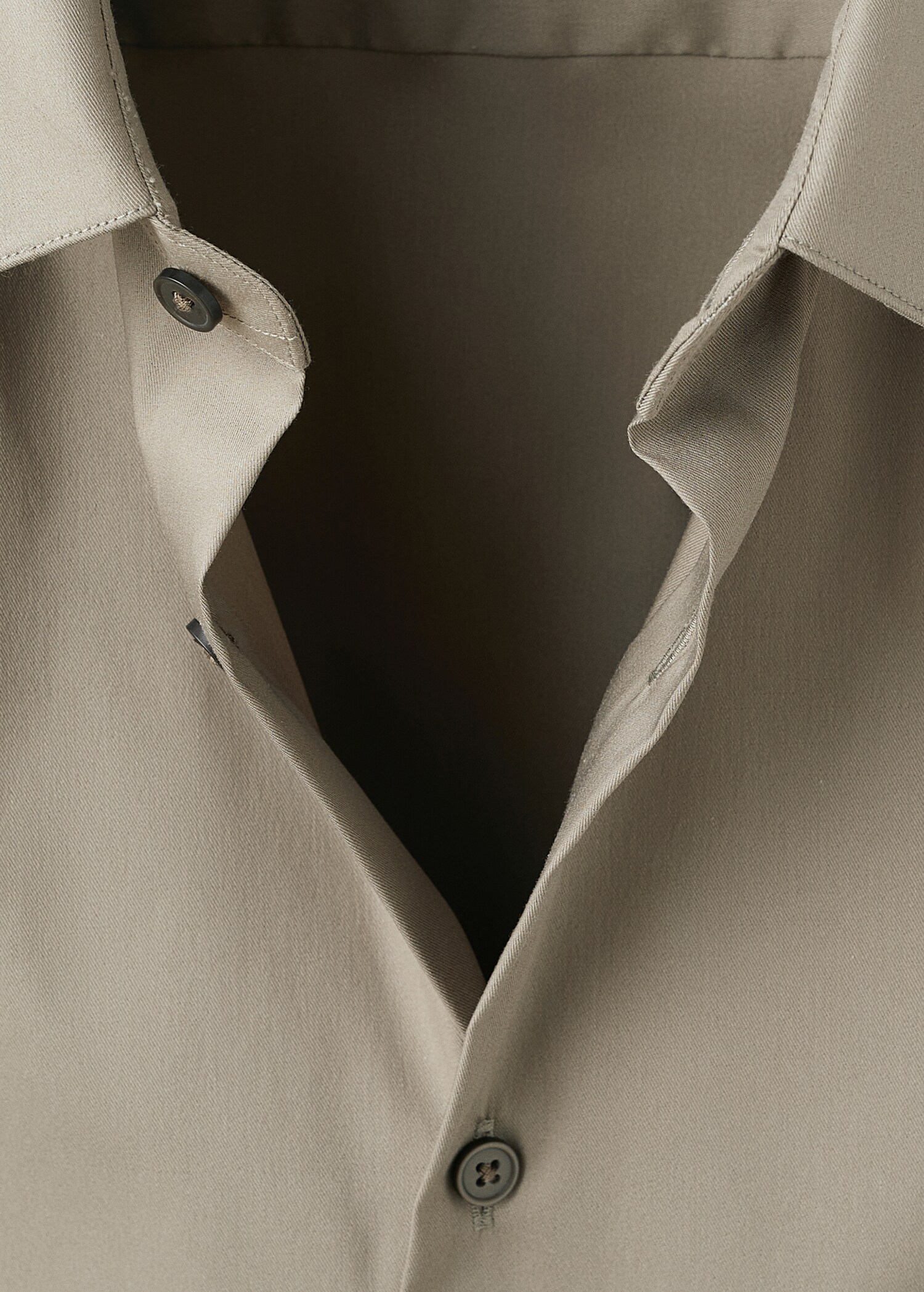 Slim fit cotton suit shirt - Details of the article 8