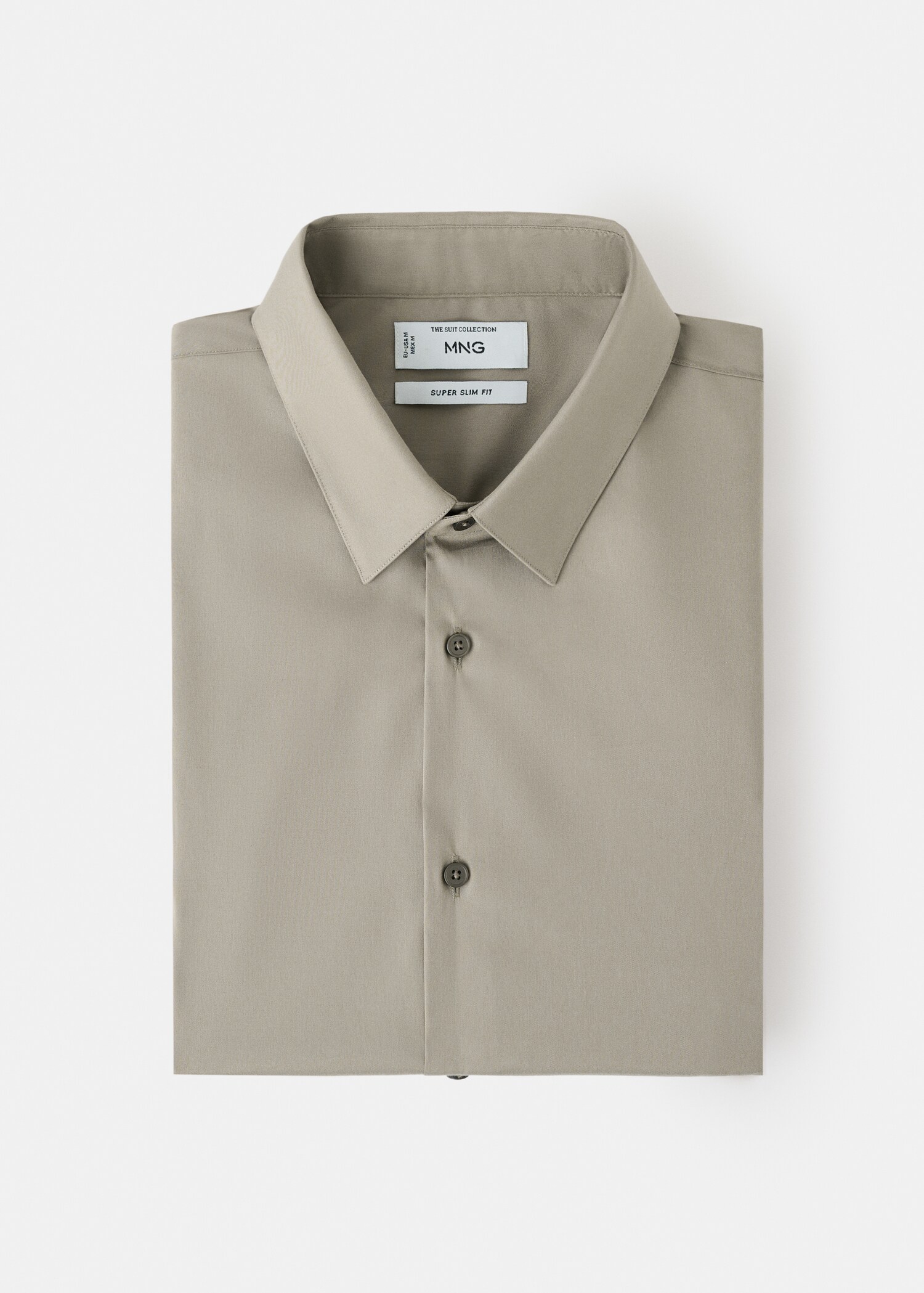 Slim fit cotton suit shirt - Details of the article 9