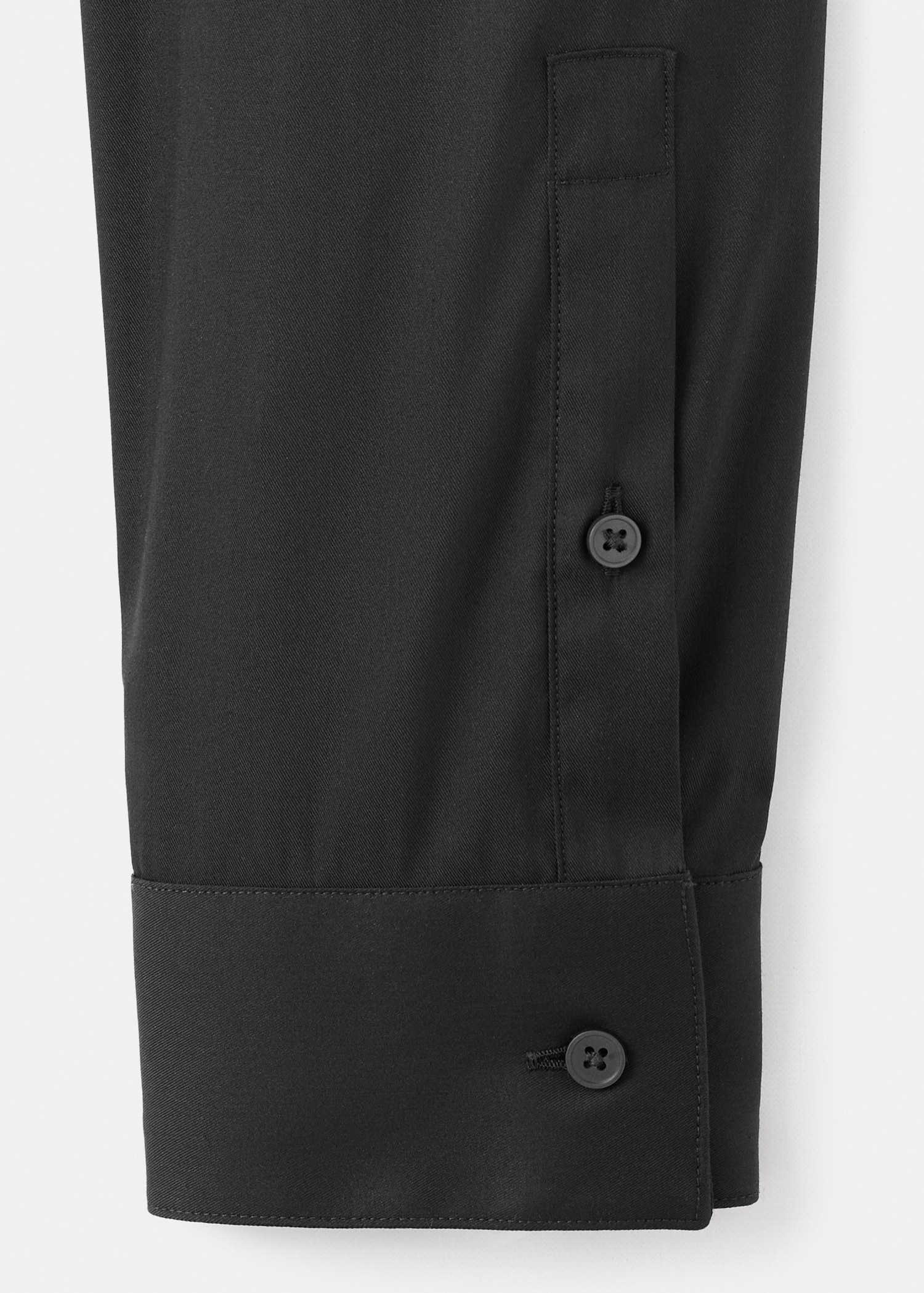 Slim fit cotton suit shirt - Details of the article 0