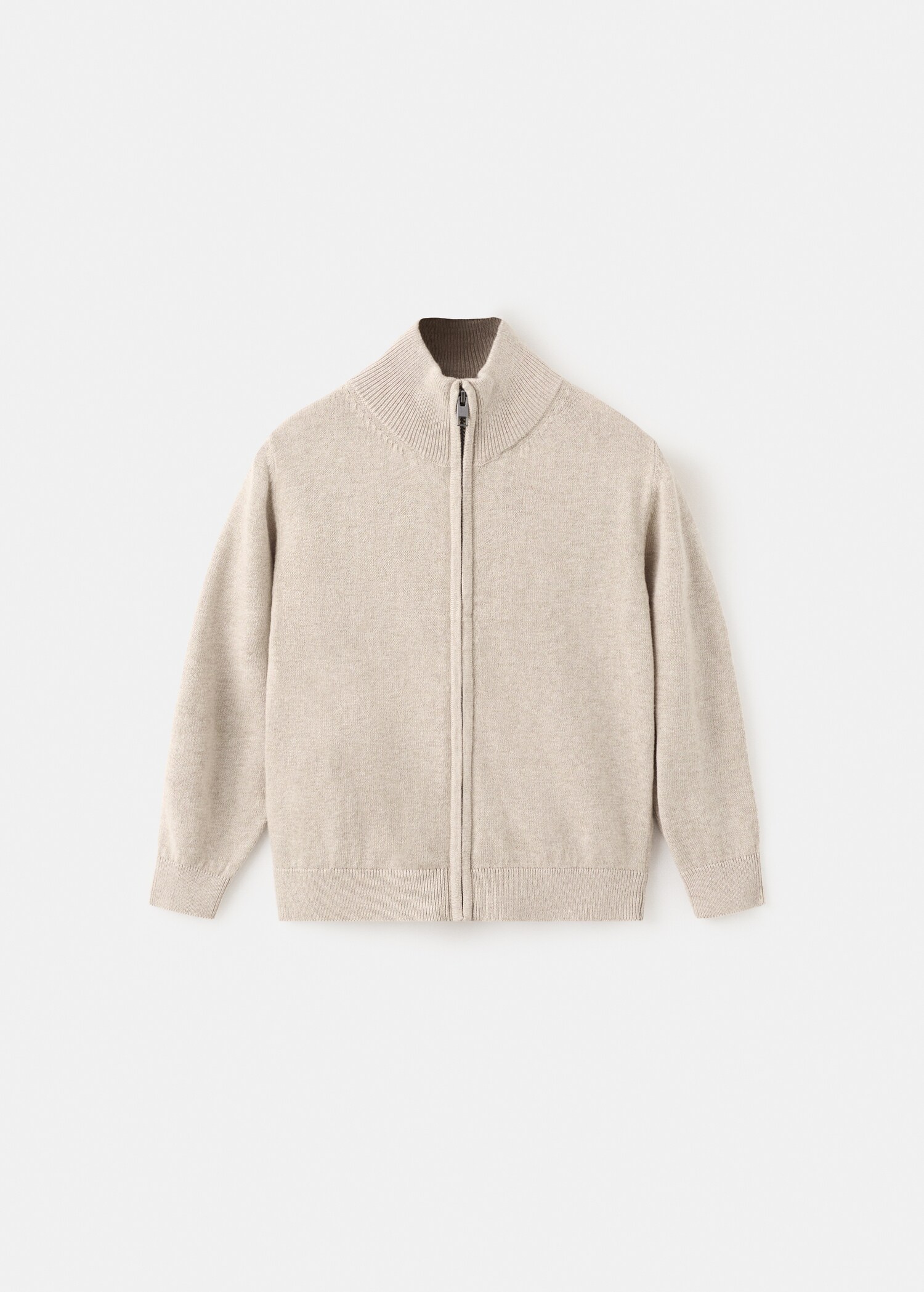 Gebreid vest met rits - Artikel zonder model