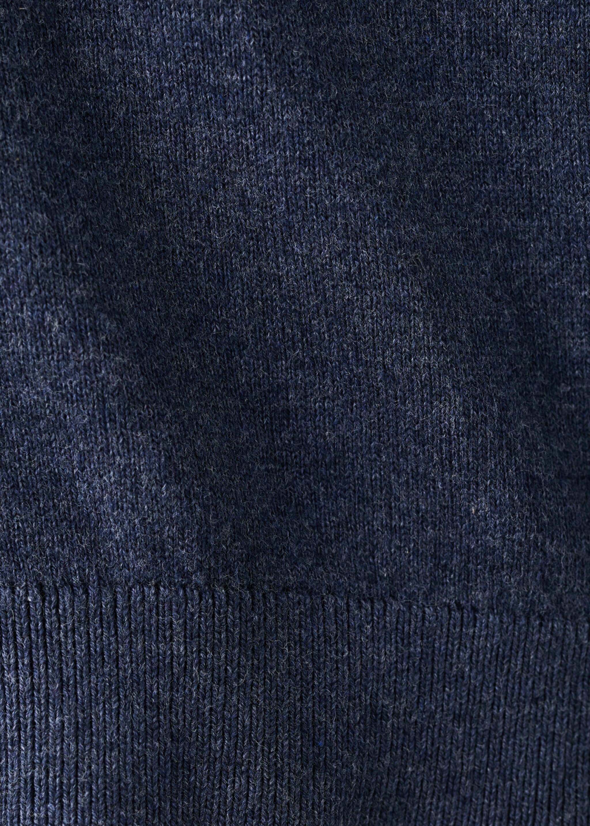 Gebreid vest met rits - Detail van het artikel 0, Marineblauw. Ref: 27051254-00.