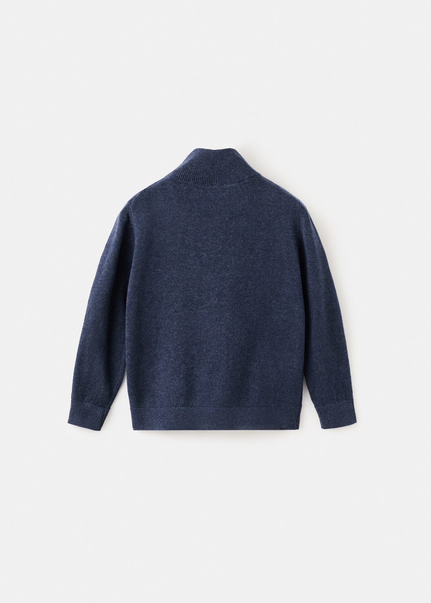 Gebreid vest met rits - Achterkant van het artikel