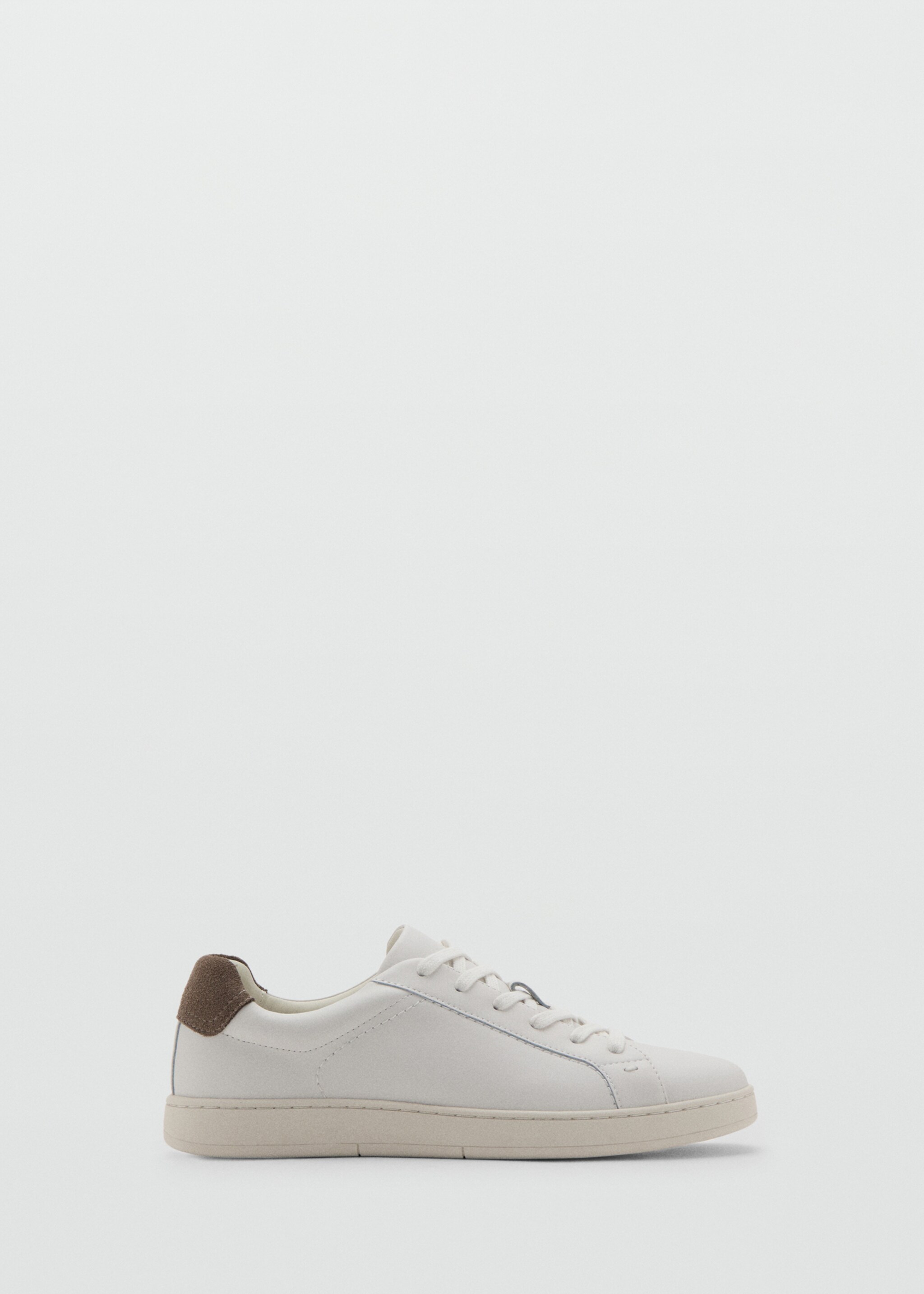 Contrasting panel leather sneakers - Article without model, White. Ref: 27051256-00.