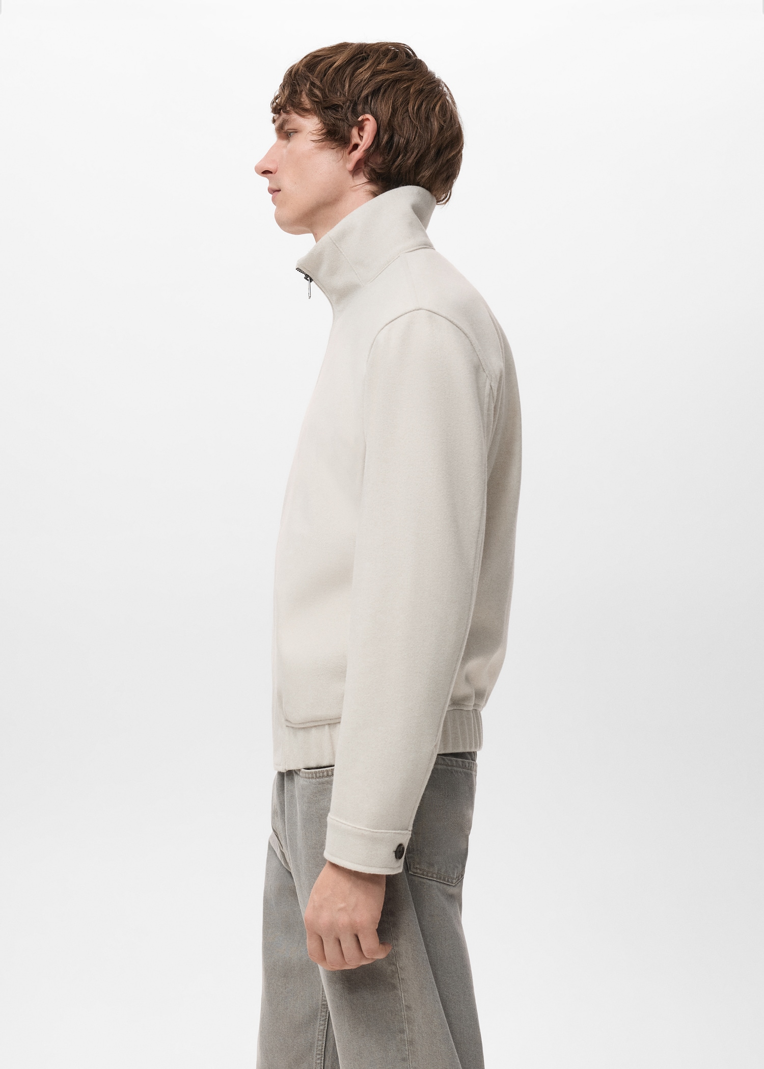 Regular-fit jacket with zip - Details of the article 2