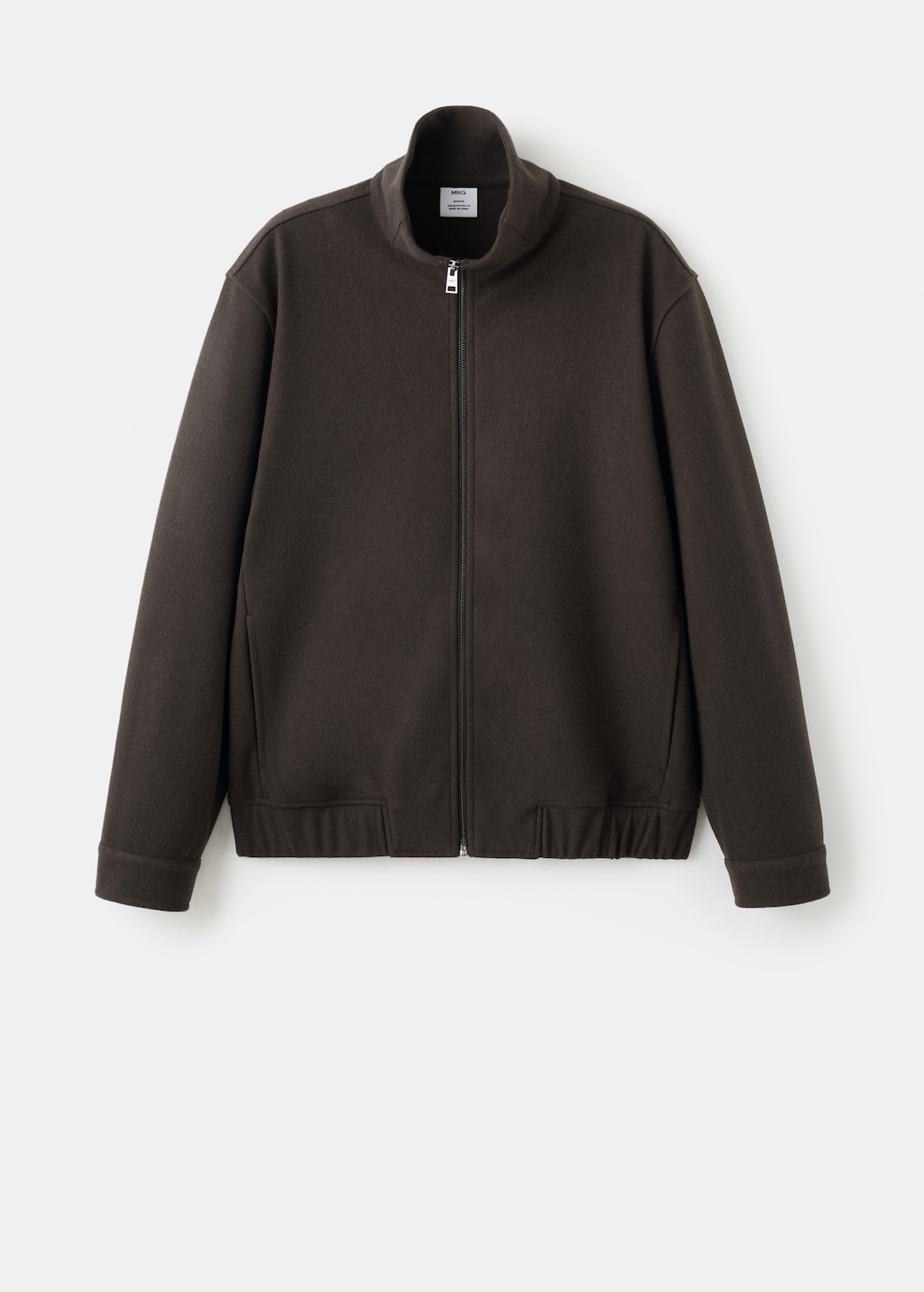 Regular-fit jacket with zip