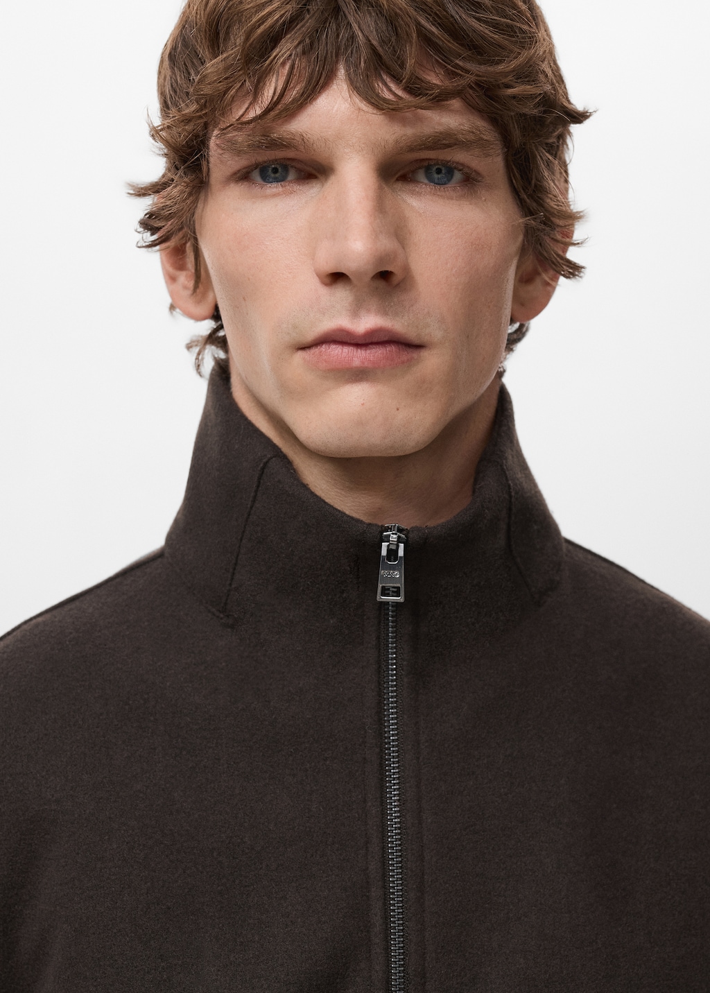 Regular-fit jacket with zip