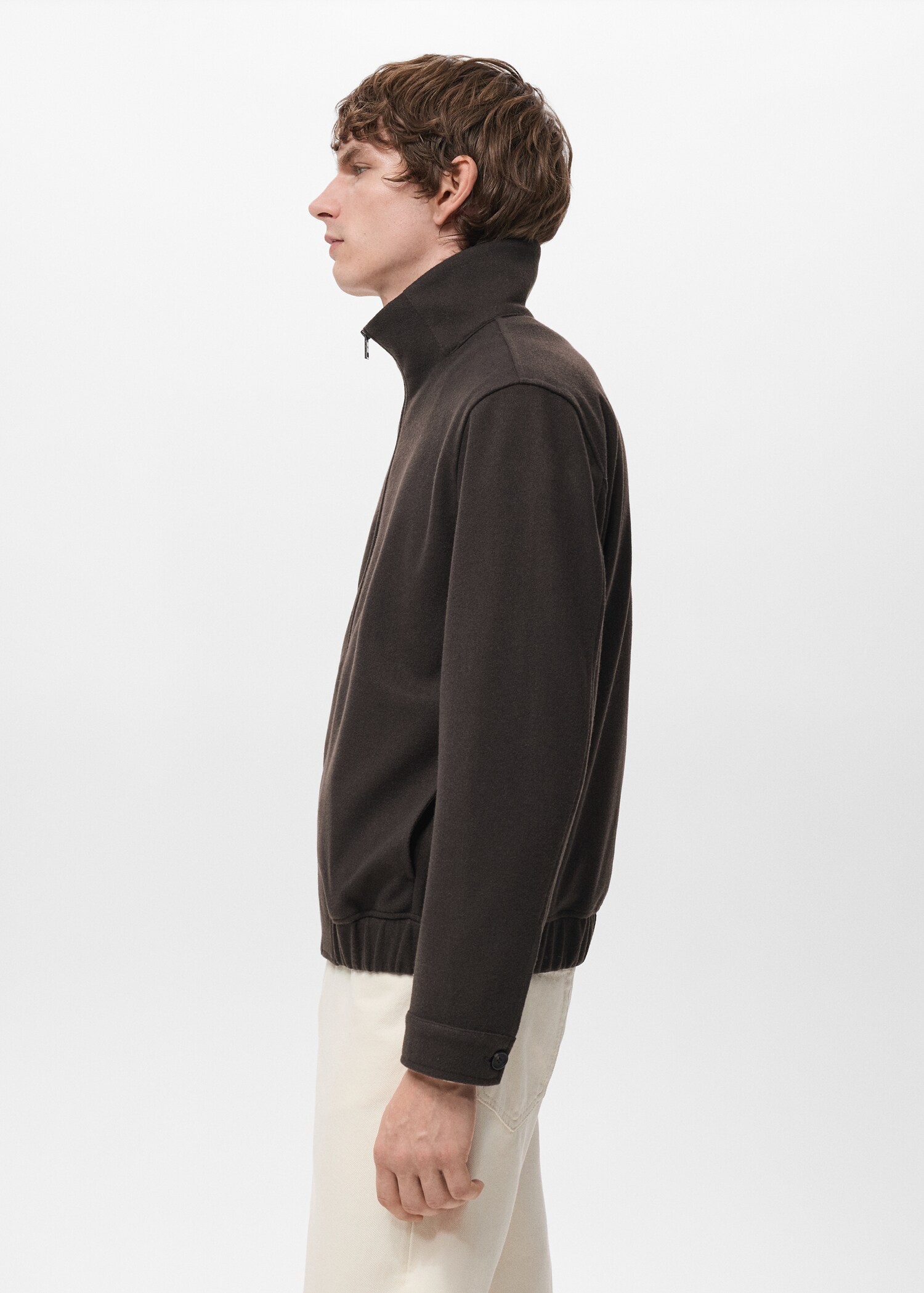 Regular-fit jacket with zip - Details of the article 2