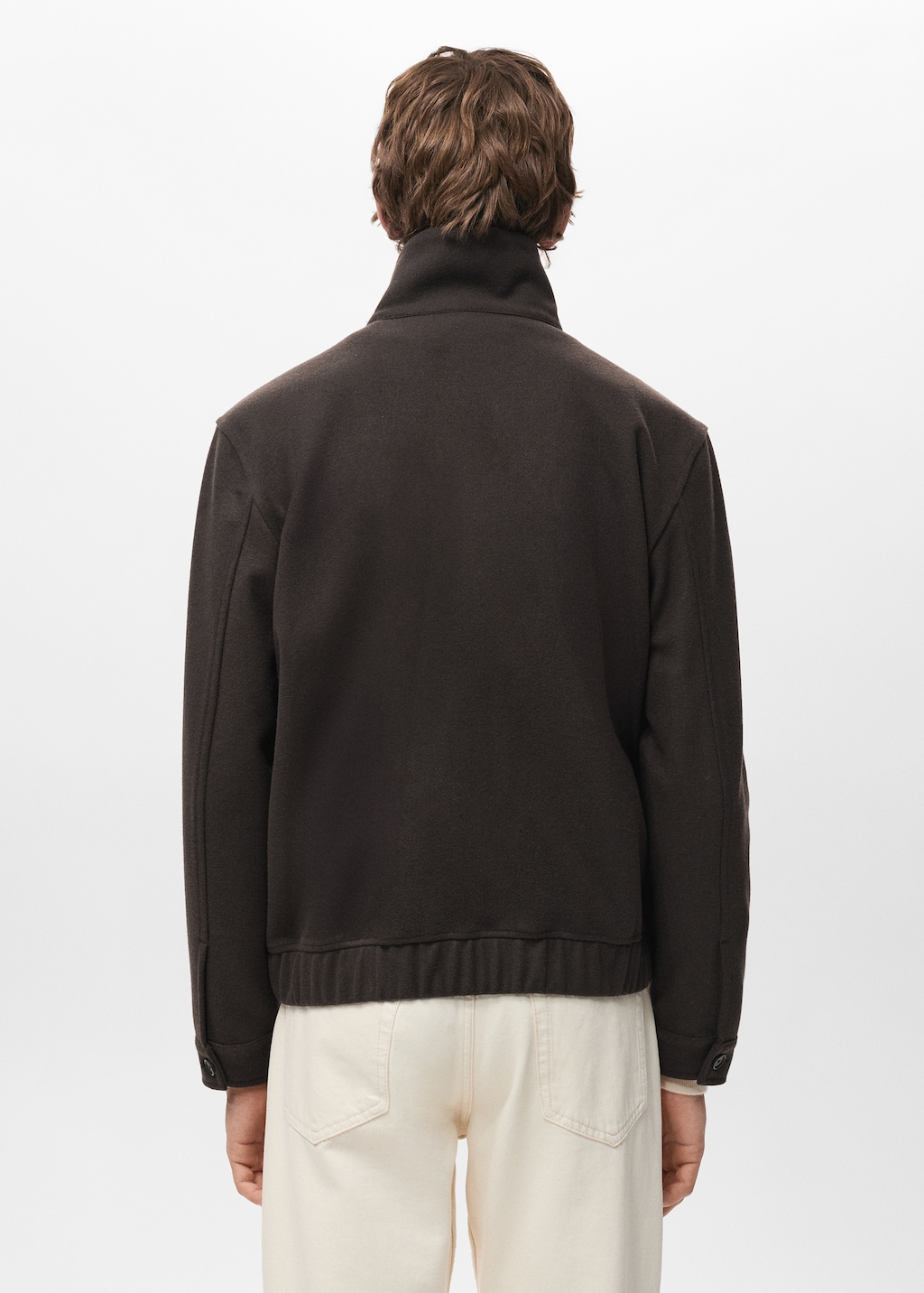Regular-fit jacket with zip