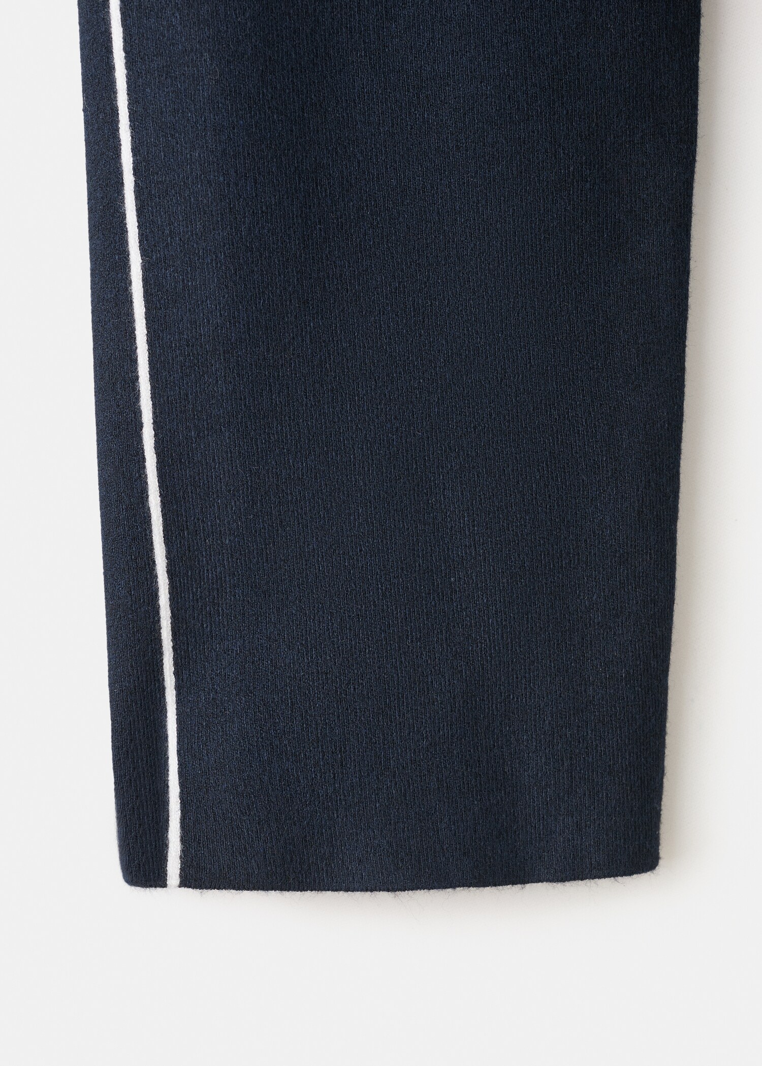 Zip neck contrast striped jumper - Details of the article 0