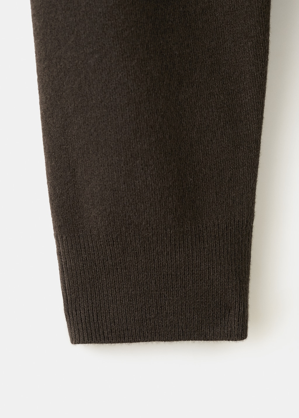 Combined shirt-collar sweater