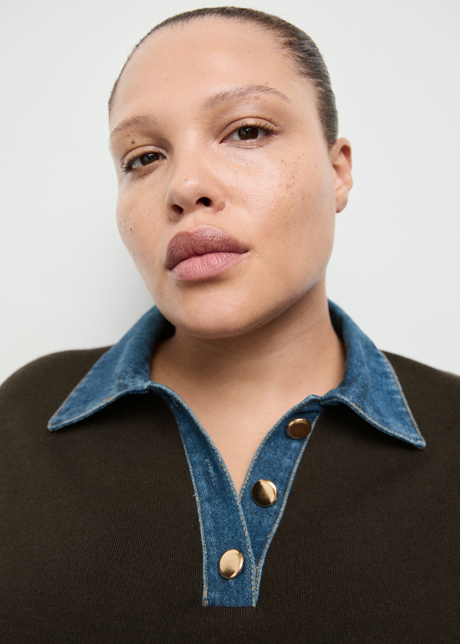 Πουλόβερ γιακάς πουκάμισου συνδυασμός - Λεπτομέρεια του προϊόντος 4