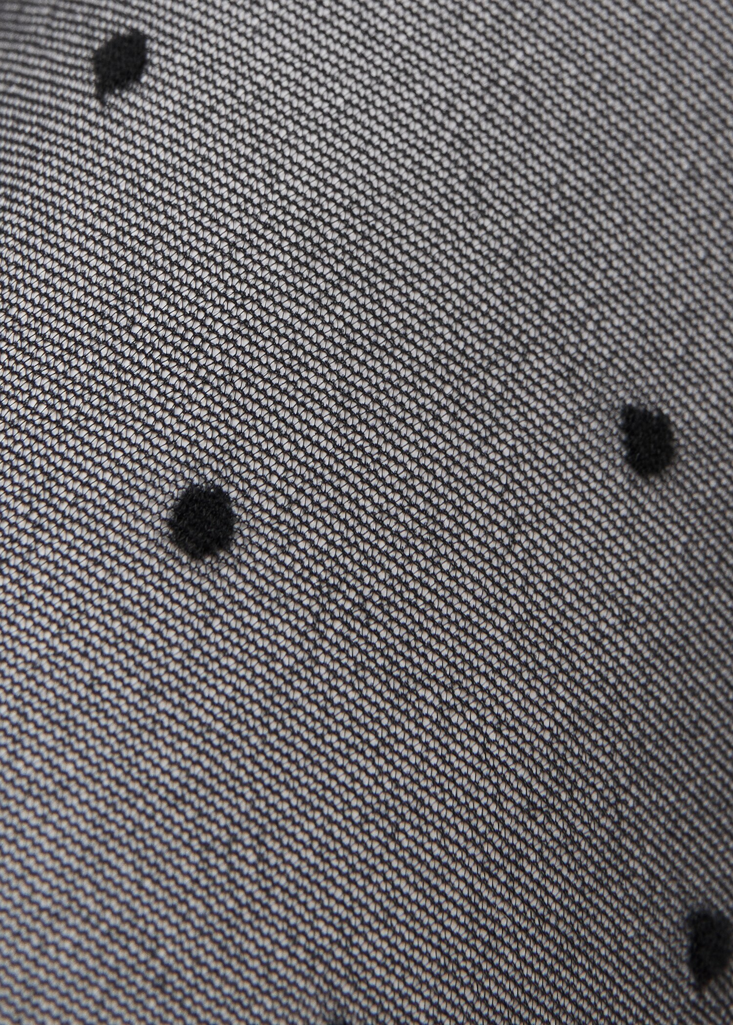 Collants à pois transparents - Plan moyen