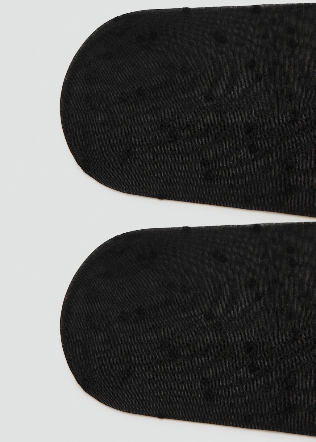 Polka-dot sheer stockings