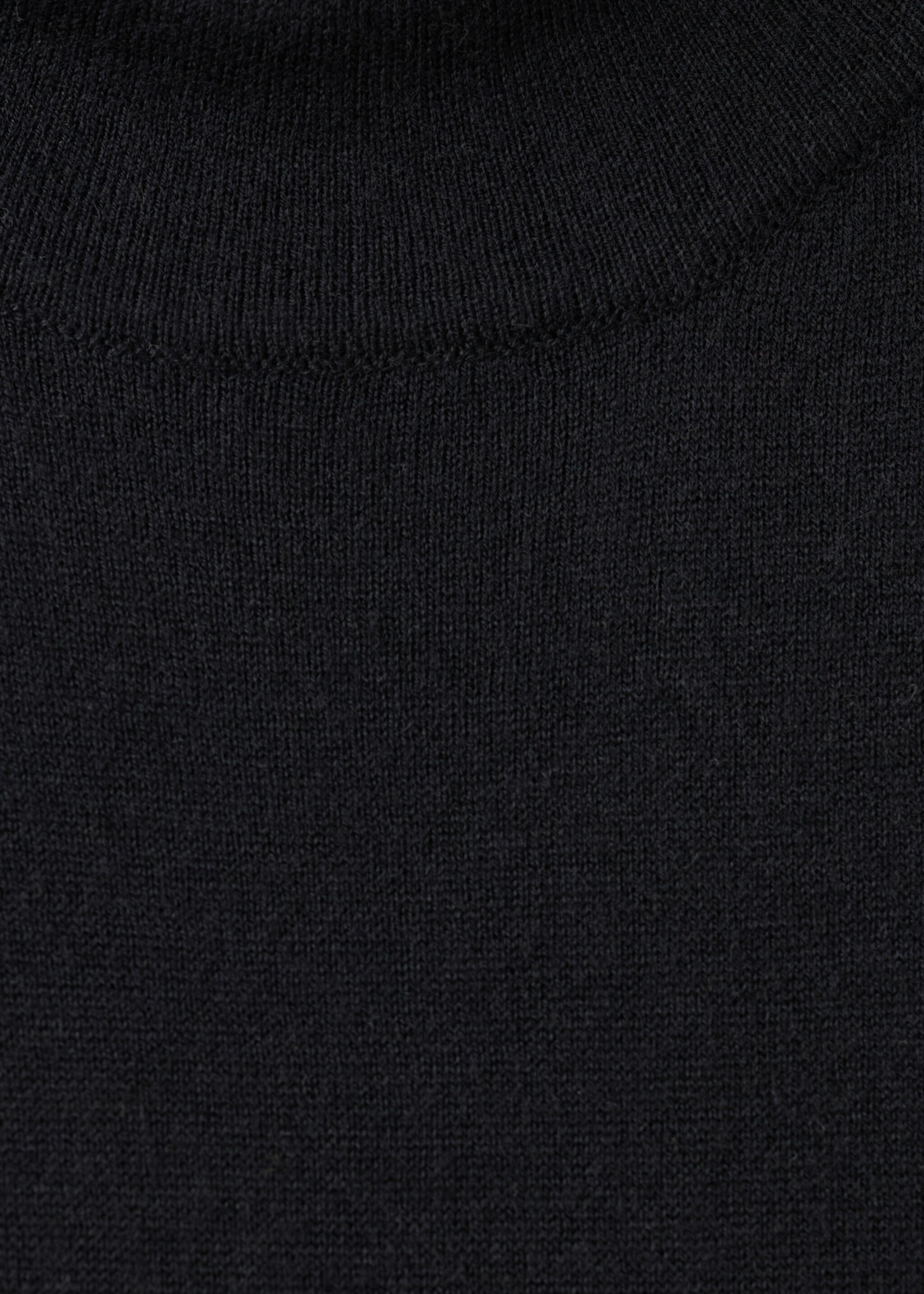 Knitted dress with metal detail - Details of the article 0, Black. Ref: 27051266-00.