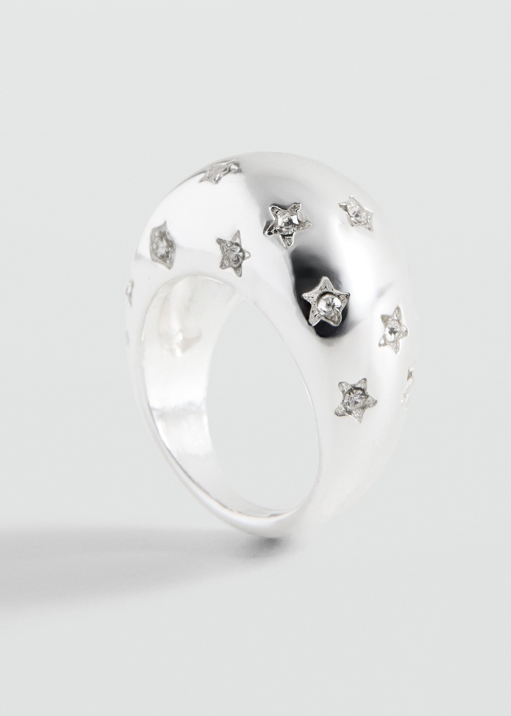 Anillo detalle estrellas - Detalle del artículo 1, Plata. Ref: 27051267-00.